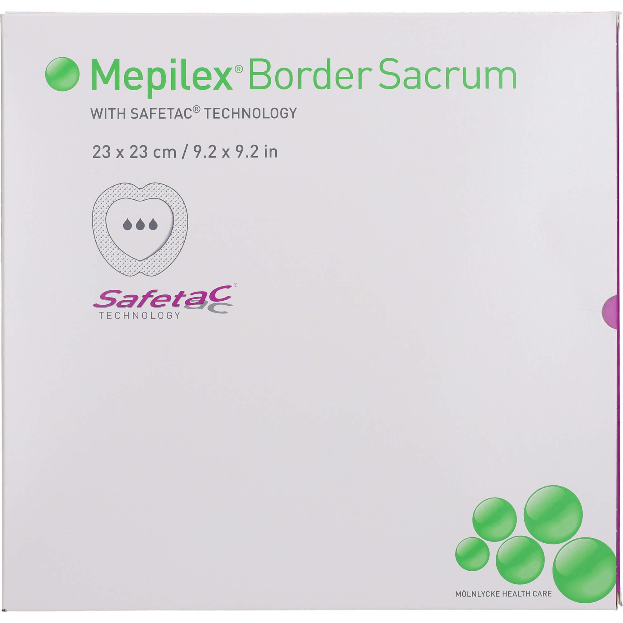 MEPILEX Border Sacrum Schaumverb.23x23 cm steril