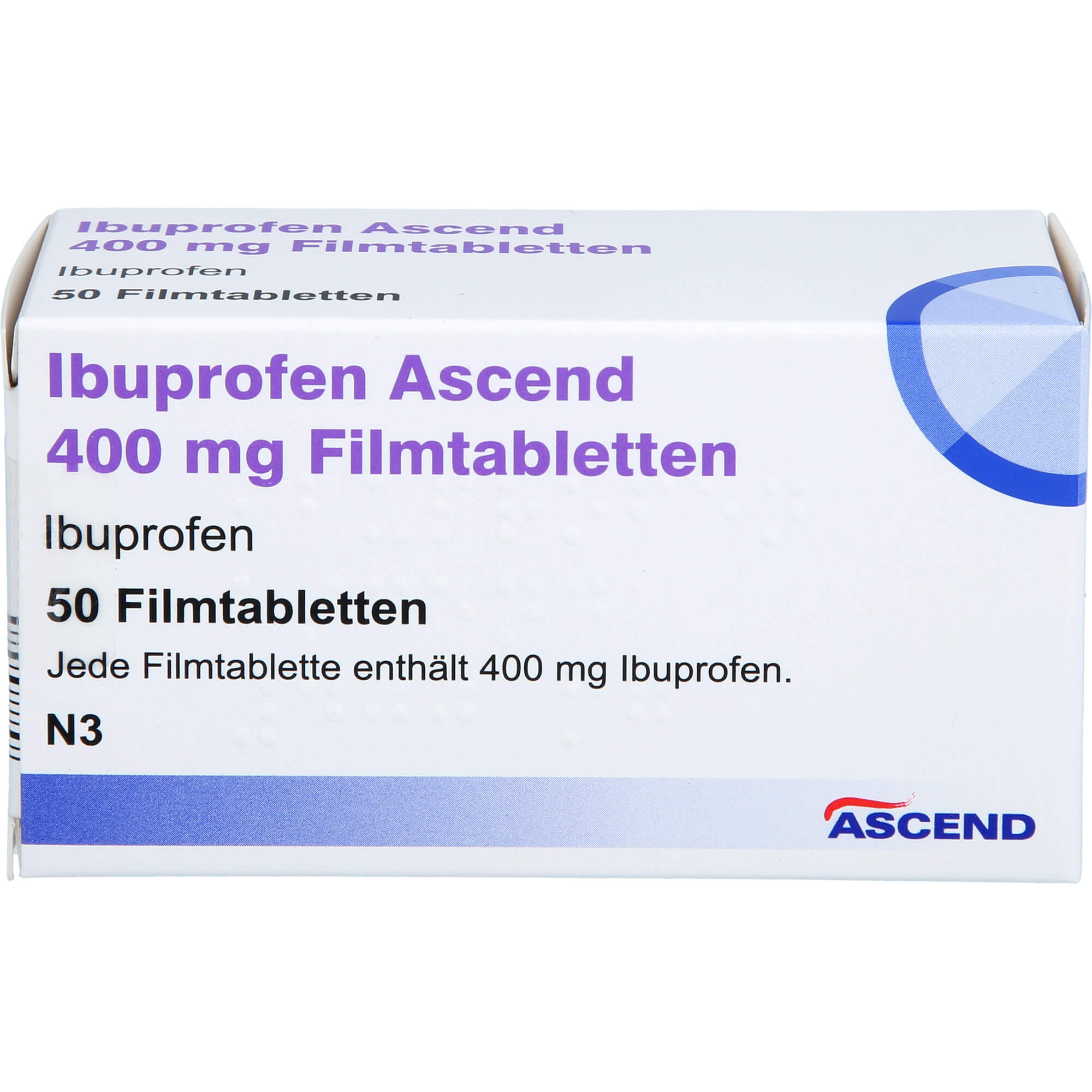 IBUPROFEN Ascend 400 mg Filmtabletten