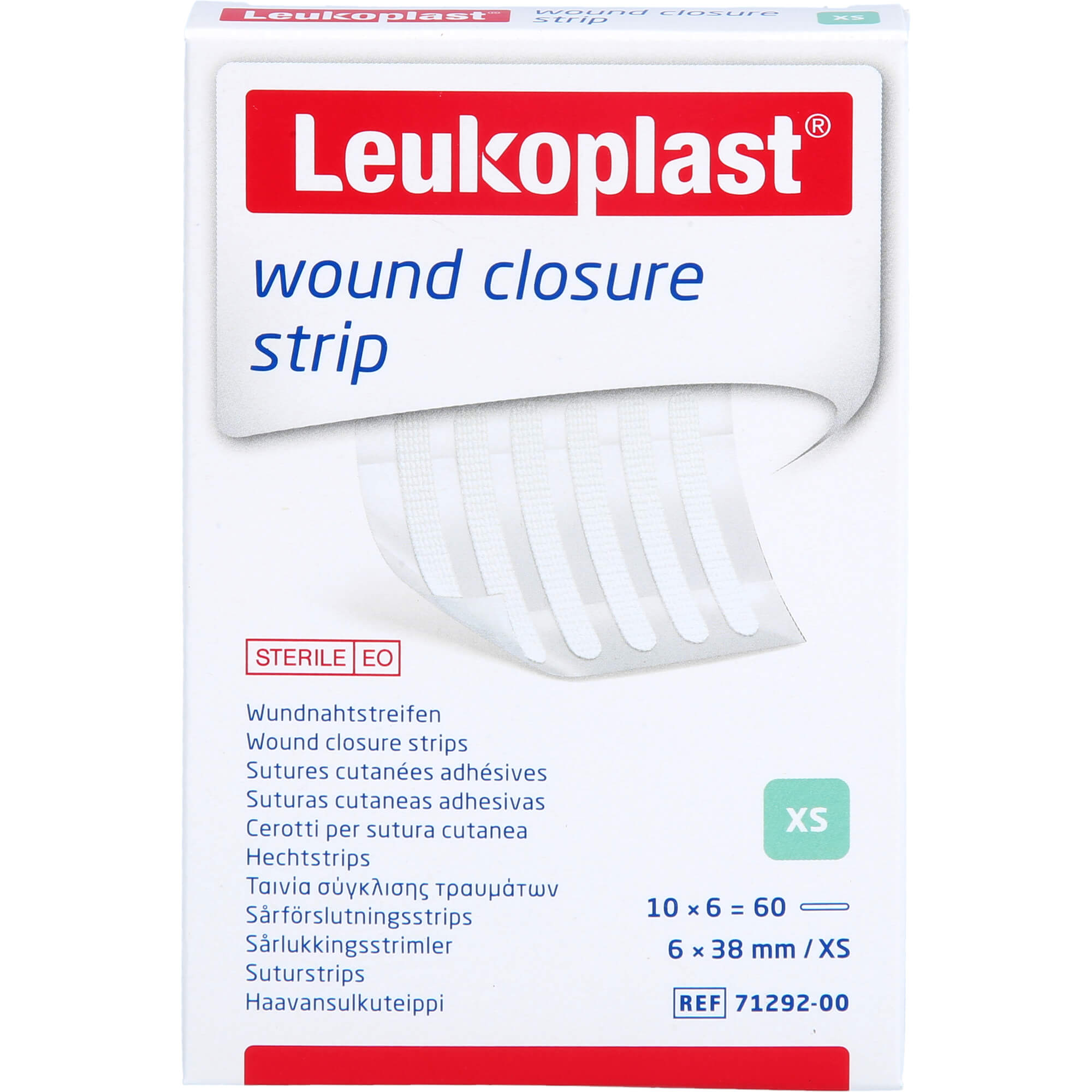 LEUKOPLAST wound closure strip 6x38 mm weiß
