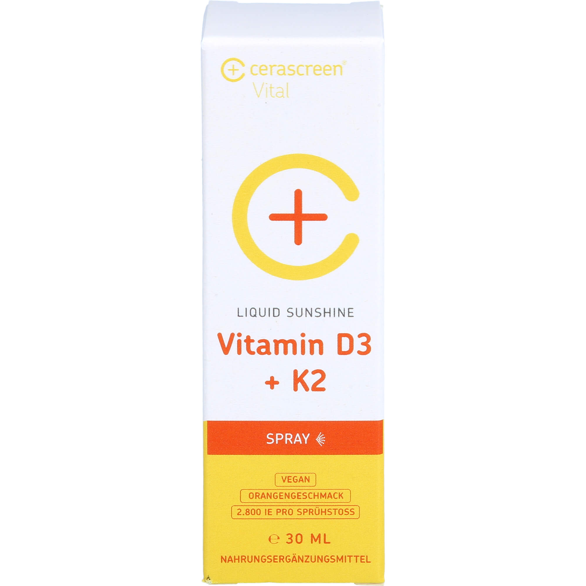 CERASCREEN Vitamin D3+K2 hochdosiert vegan Spray
