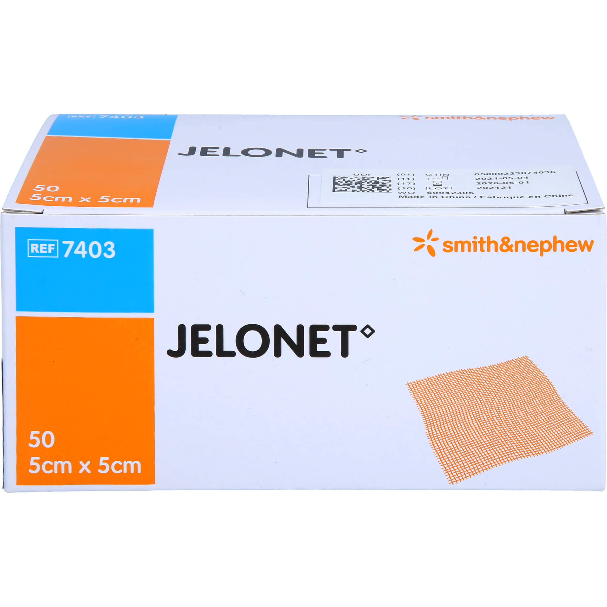 JELONET Paraffingaze 5x5 cm steril