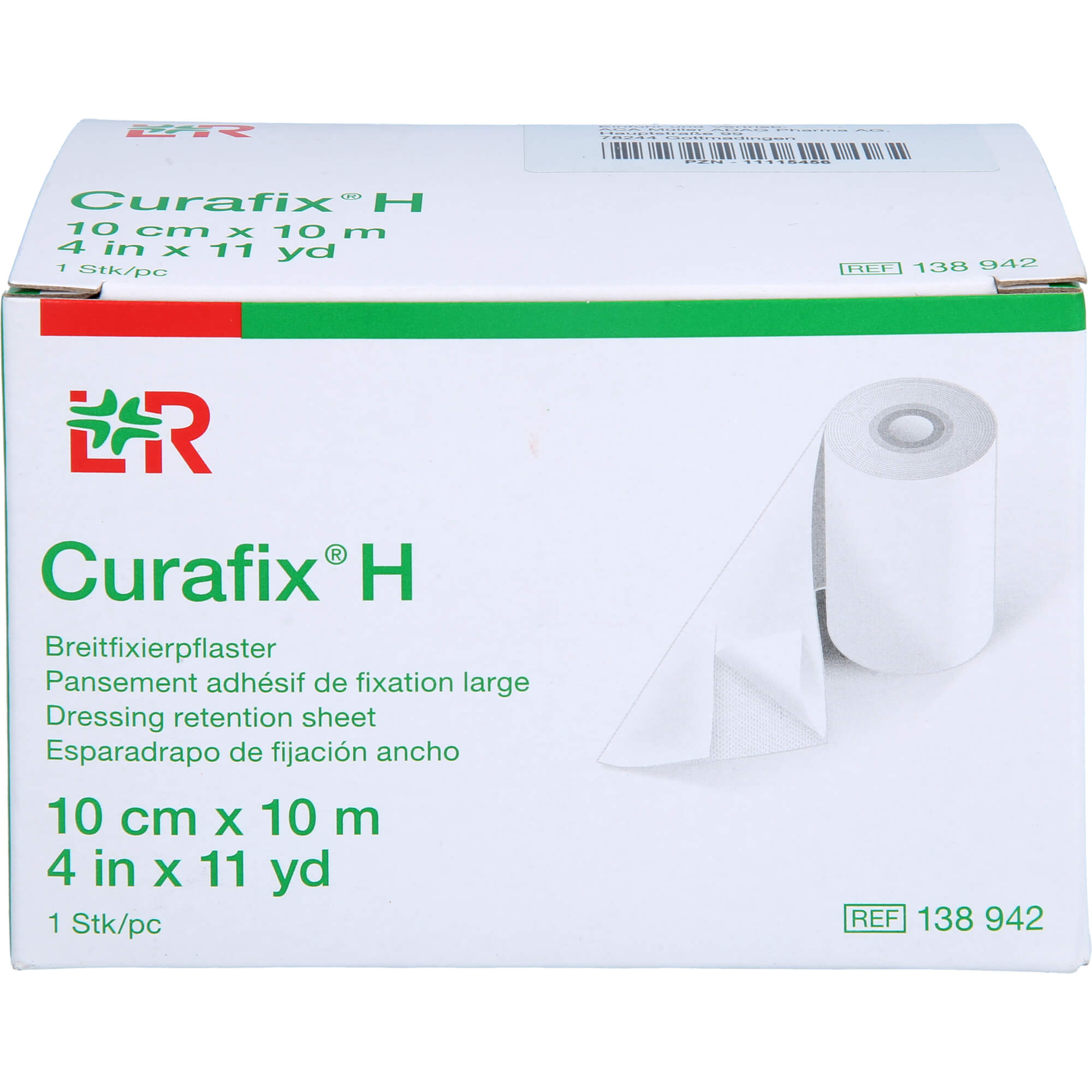 CURAFIX H Fixierpflaster 10 cmx10 m