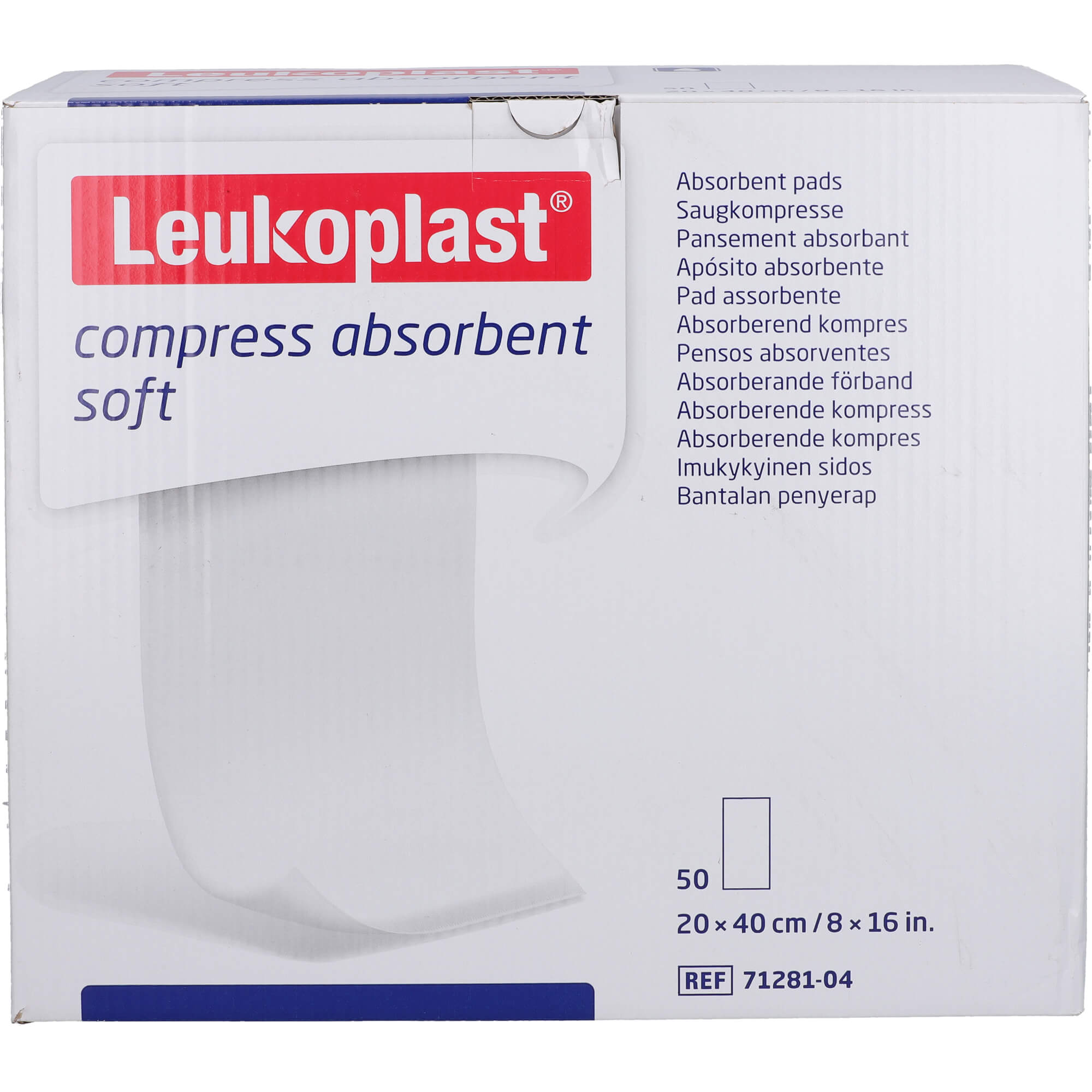 LEUKOPLAST compress absorbent soft unste.20x40cm