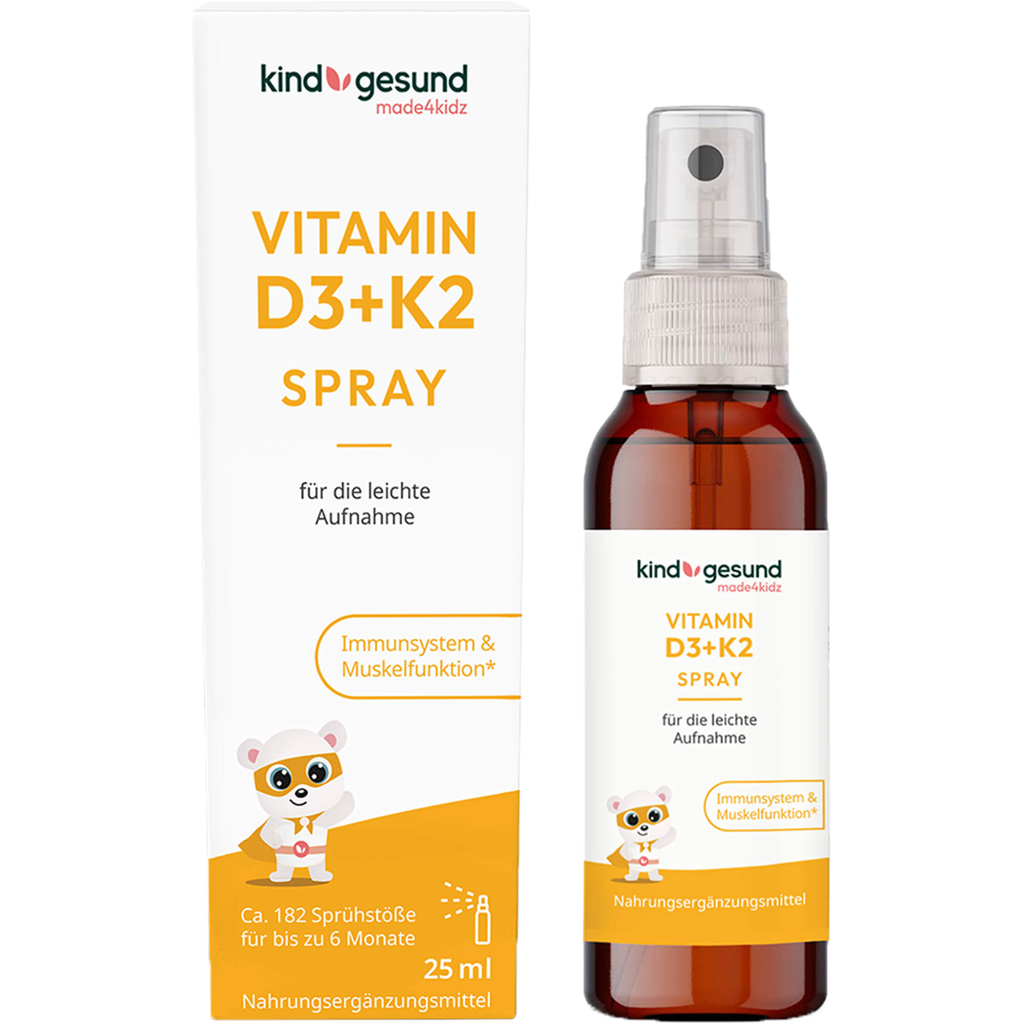 KINDGESUND Vitamin D3 K2 Spray