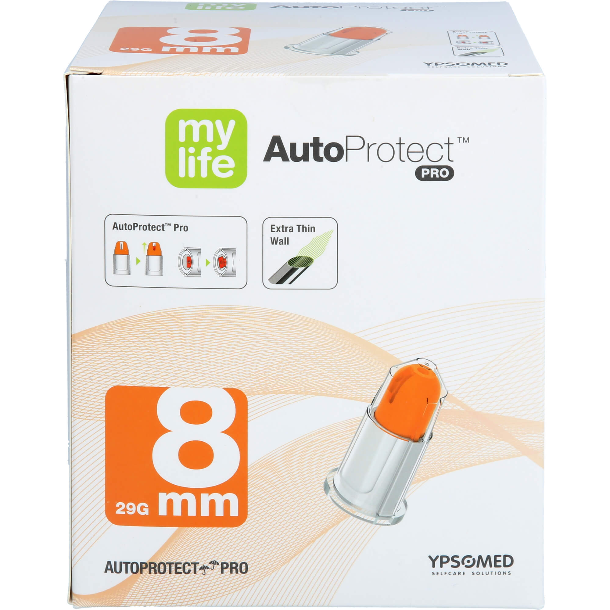MYLIFE AutoProtect PRO Sich.-Pen-Nadeln 8 mm 29 G