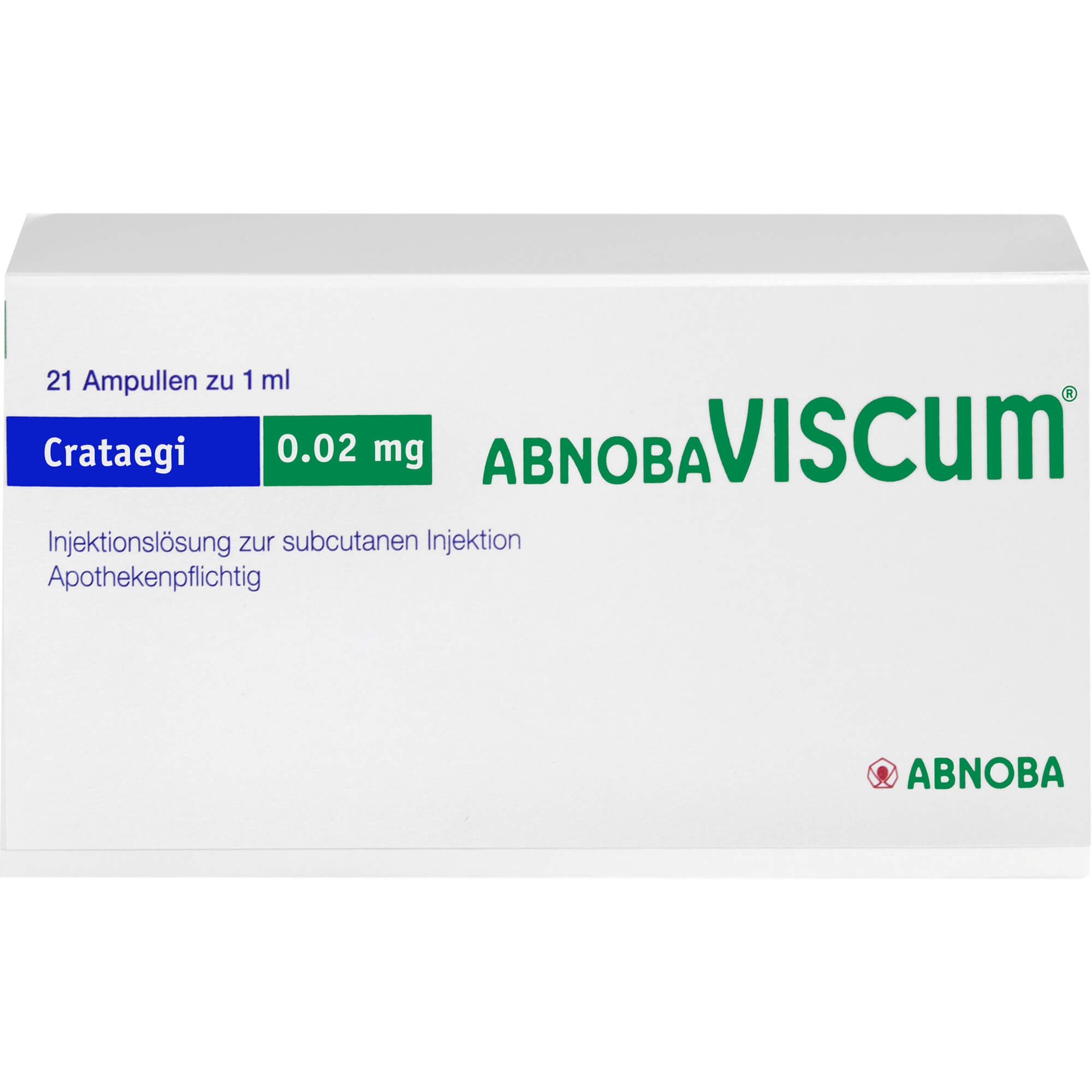 ABNOBAVISCUM Crataegi 0,02 mg Ampullen