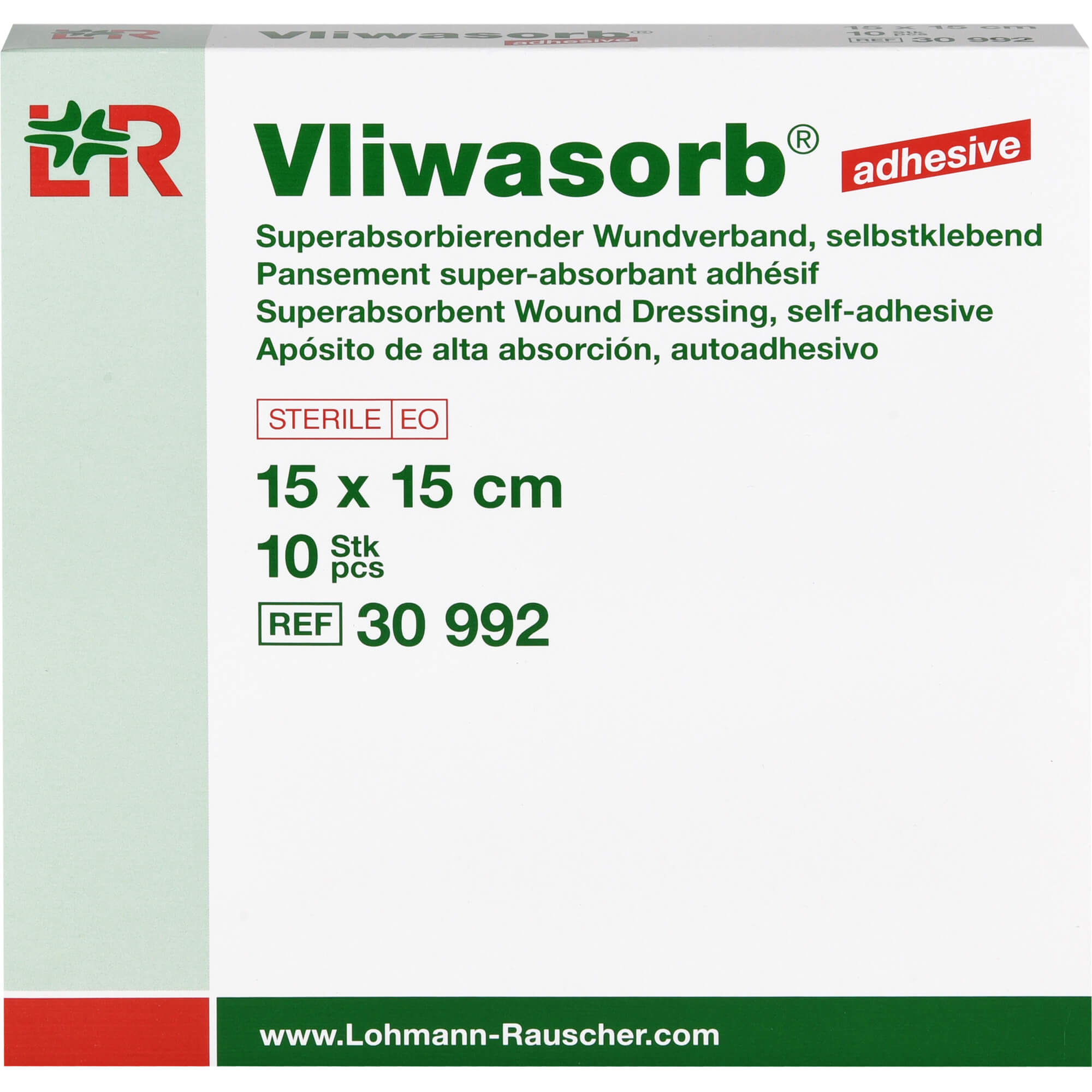 VLIWASORB adhesive superabso.Komp.sk.st.15x15 cm