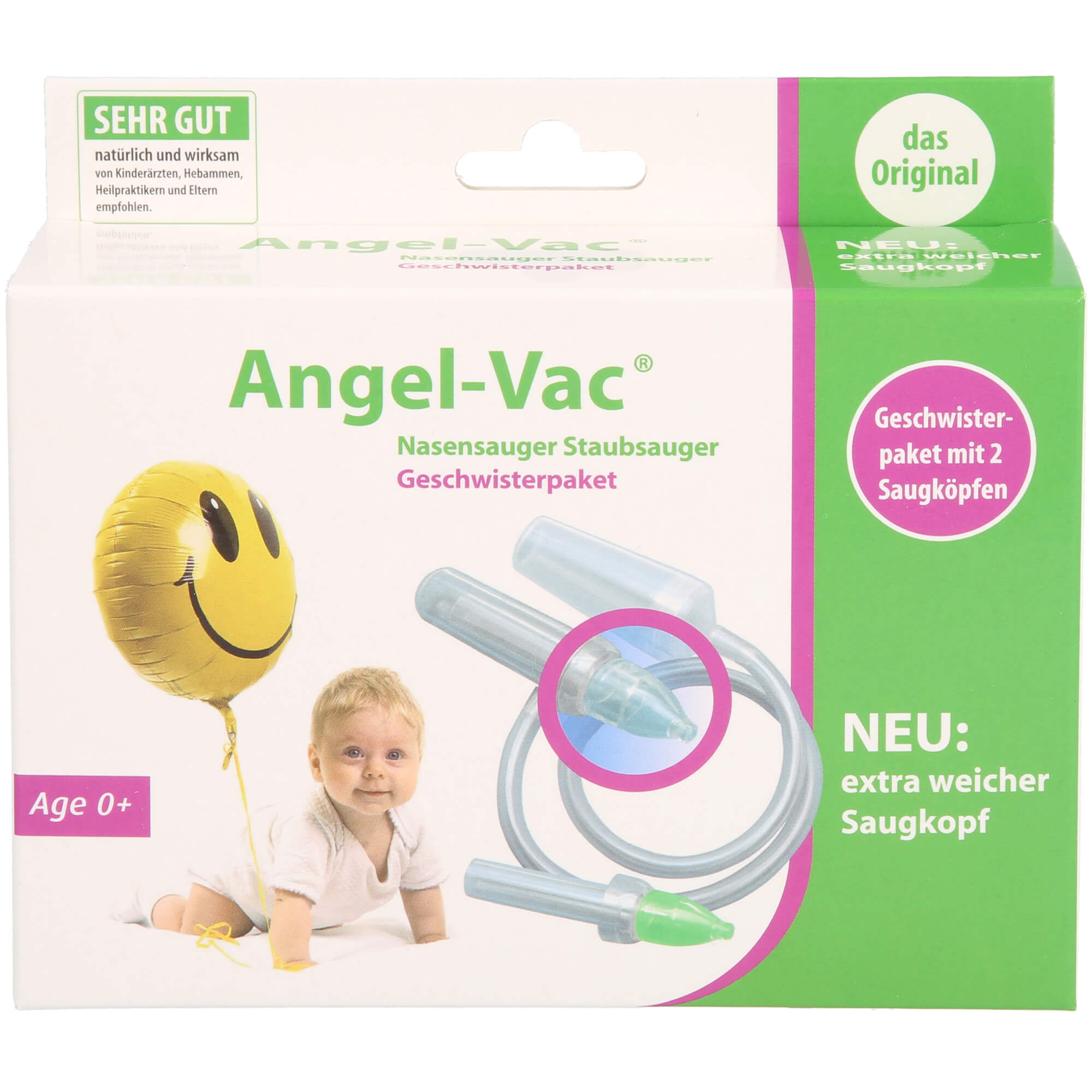 ANGEL-VAC Nasensauger Geschwister Paket