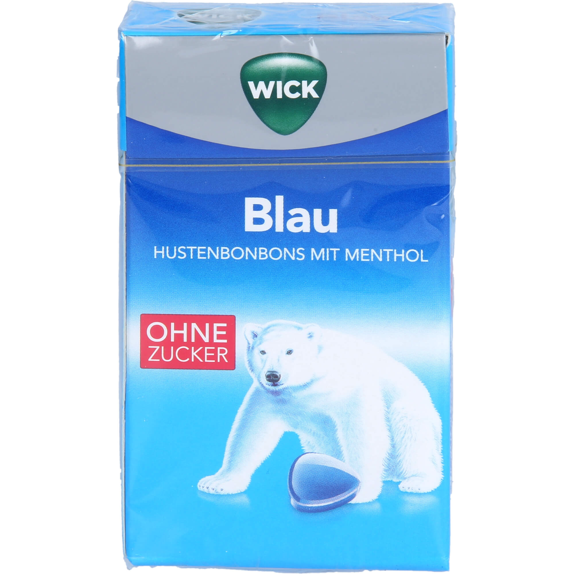 WICK BLAU Menthol Bonbons o.Zucker Clickbox