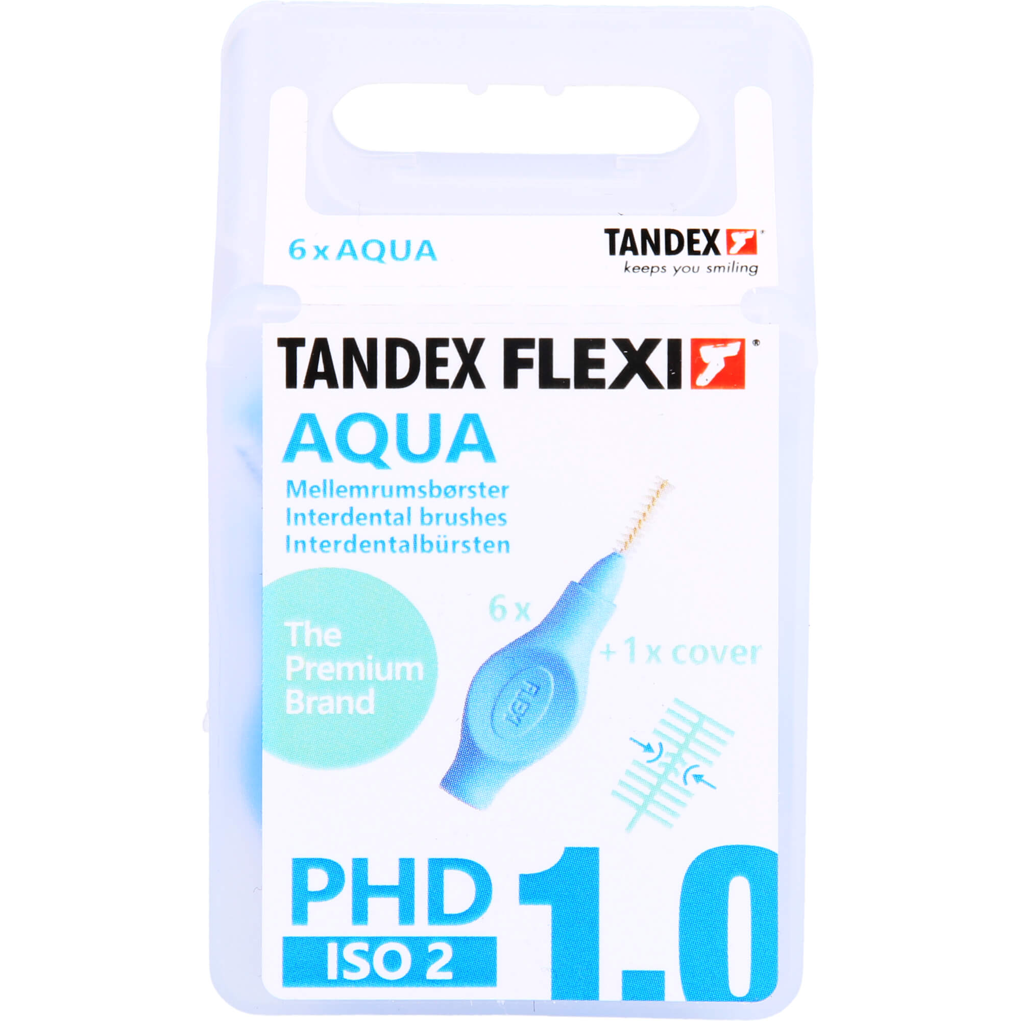 TANDEX FLEXI Interdentalb.PHD 1.0/ISO 2 aqua