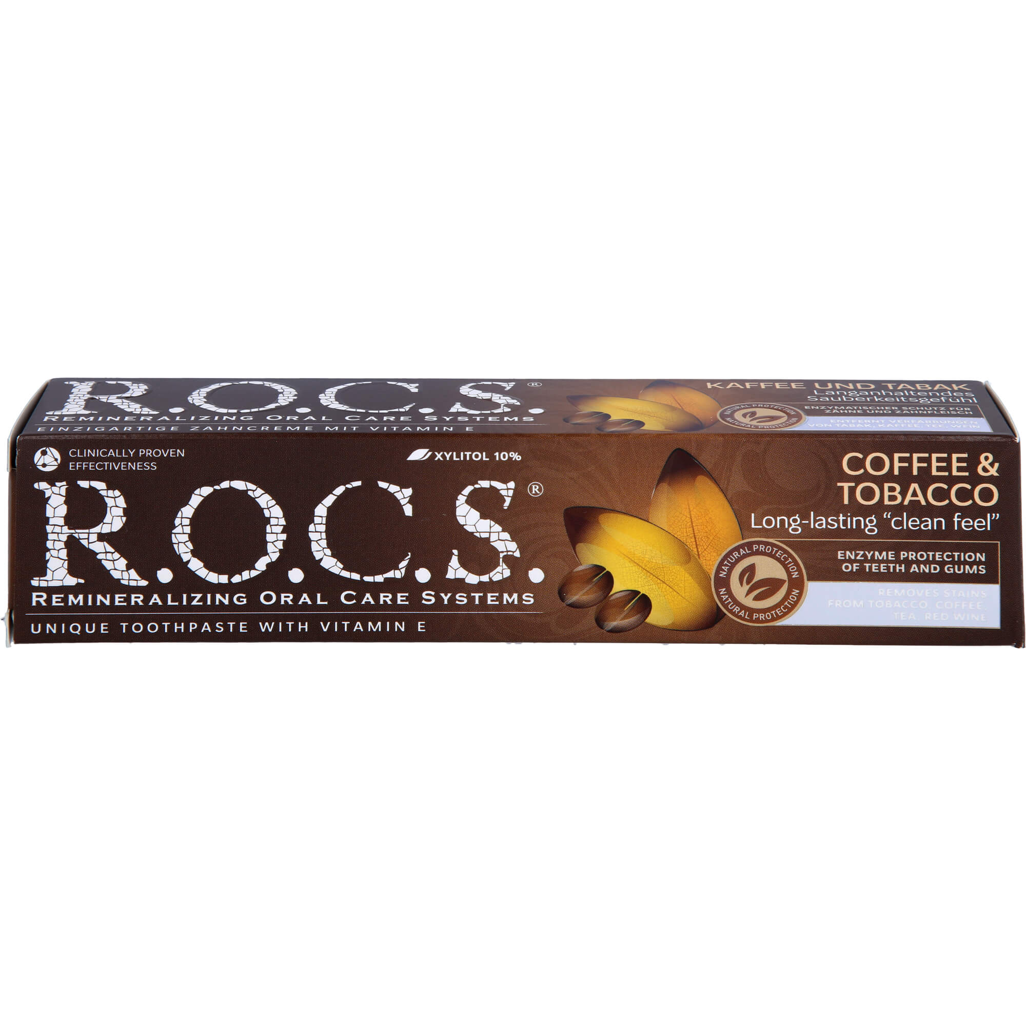 ROCS Erwachsene Kaffee+Tabak Zahnpasta