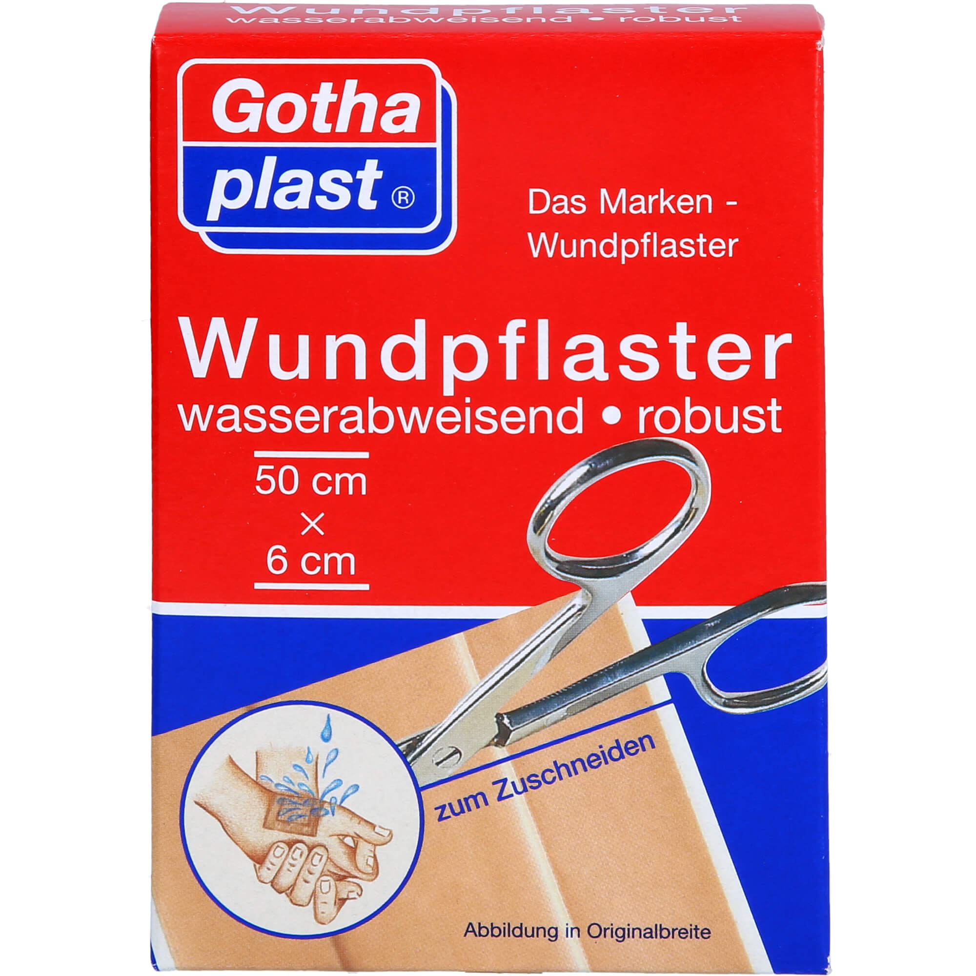 GOTHAPLAST Wundpfl.robust 6 cmx0,5 m wasserabweis.