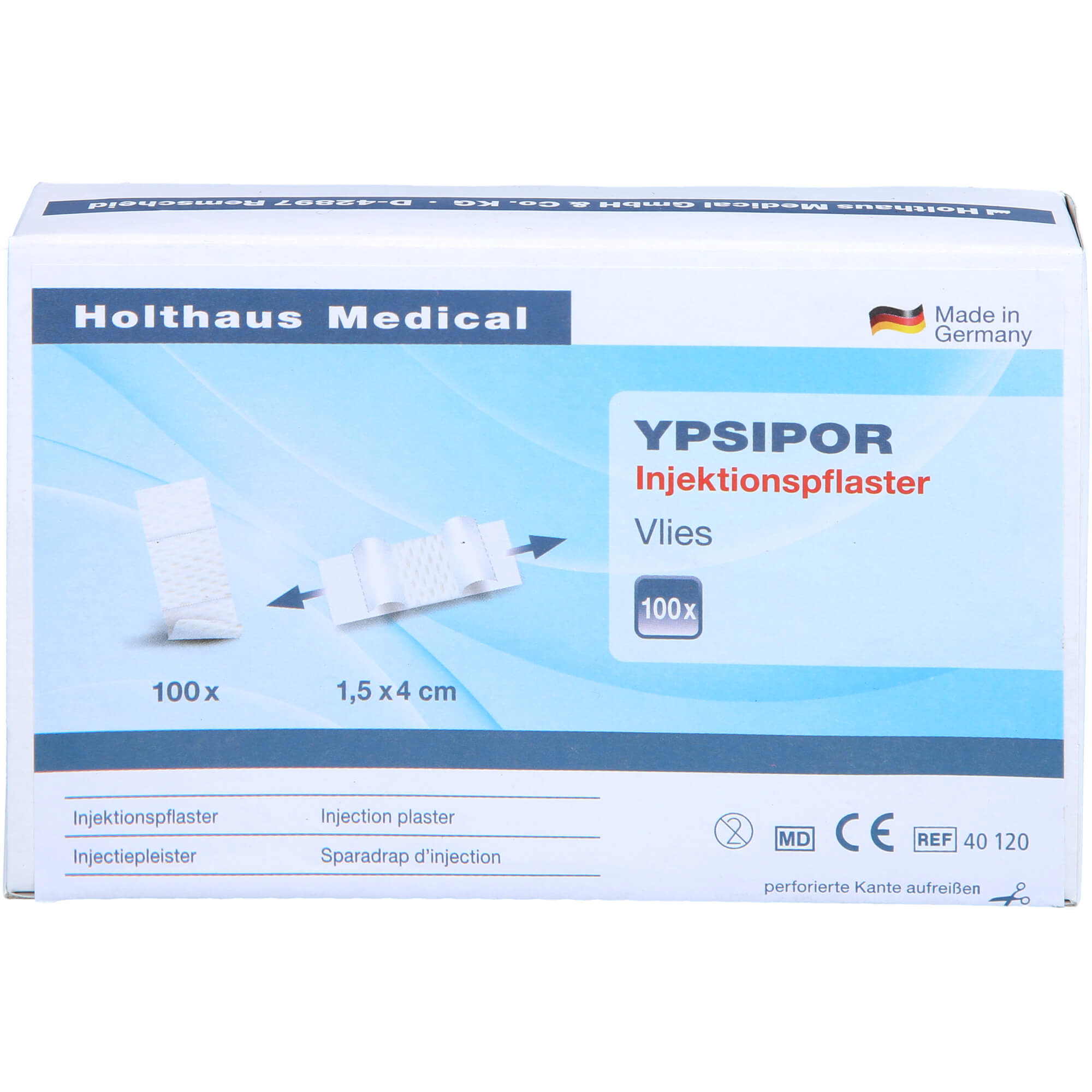 YPSIPOR Injektionspflaster 1,5x4 cm