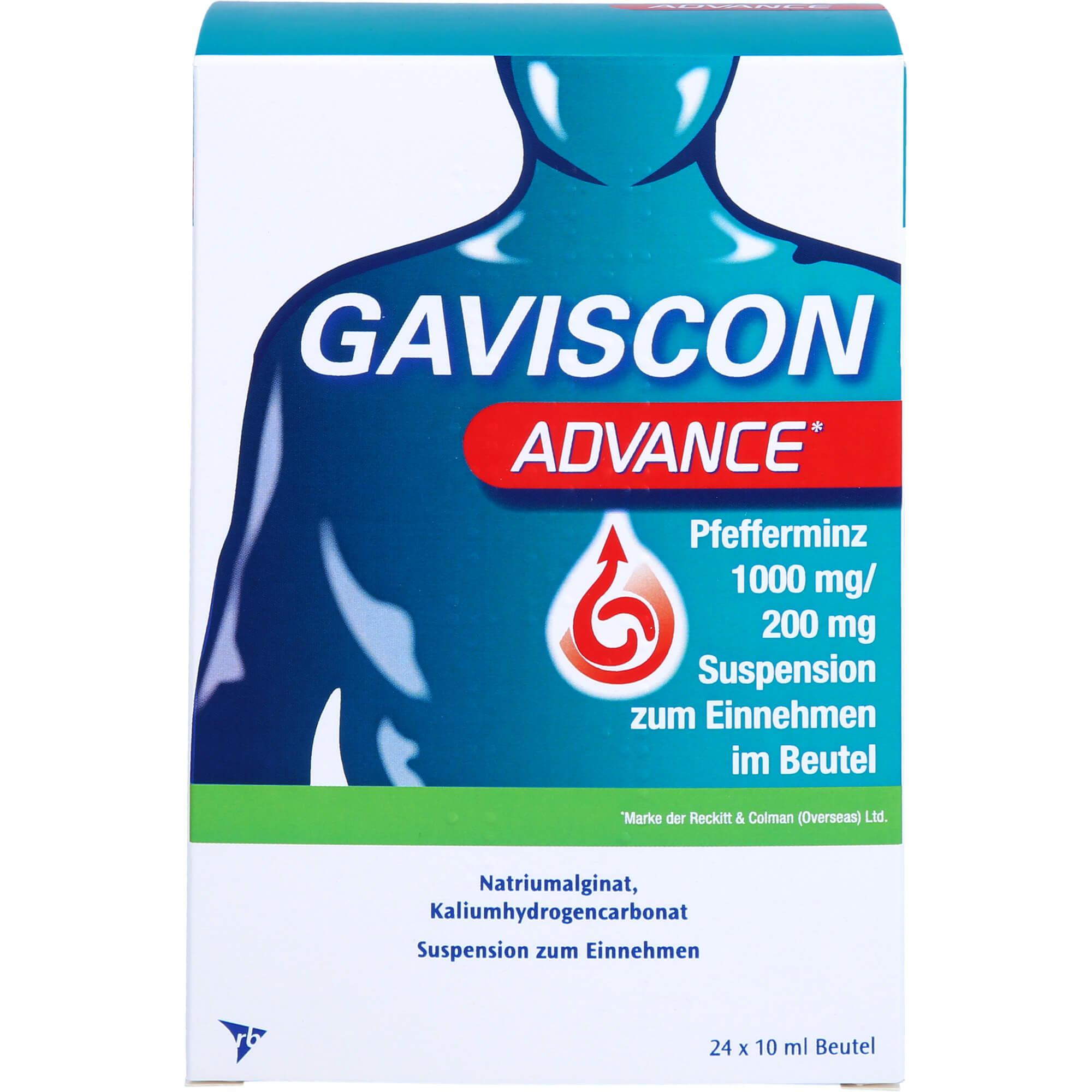 GAVISCON Advance Pfefferminz 1000 mg/200 mg Beutel