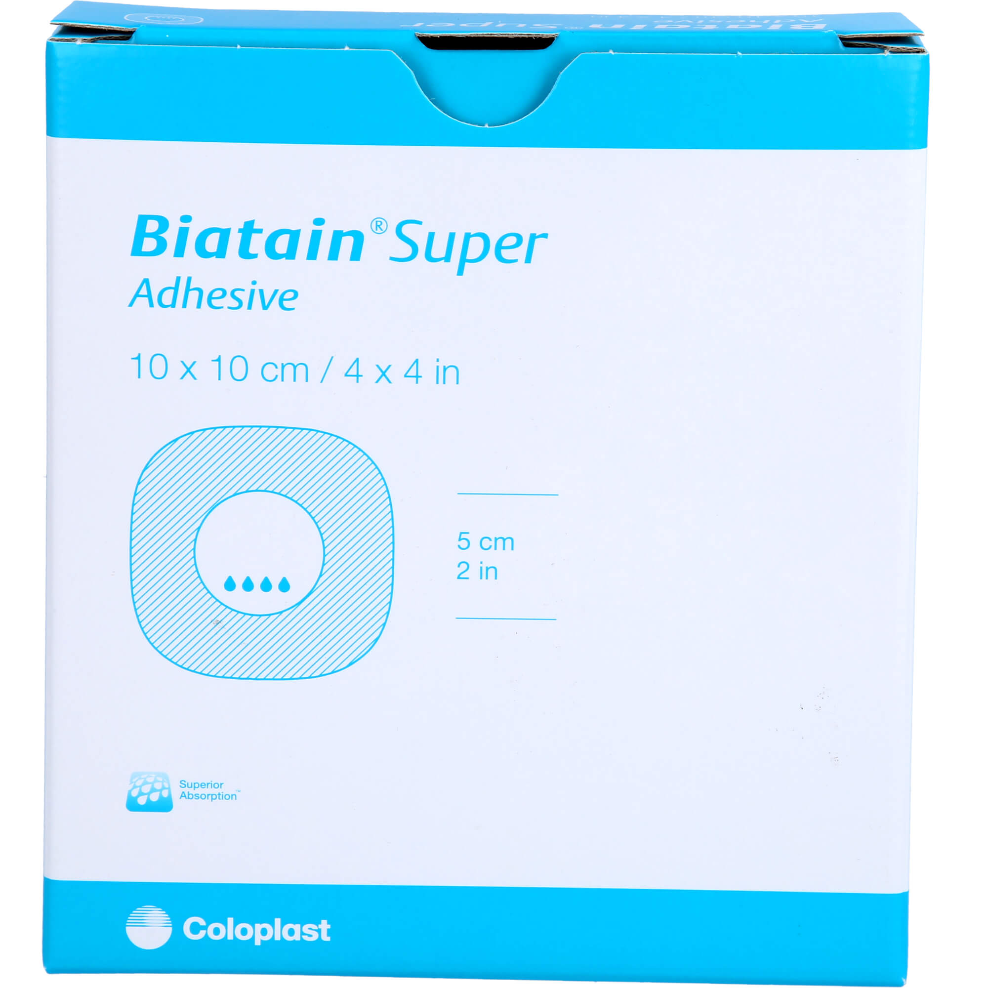 BIATAIN Super selbst-haftend Superabs.10x10 cm