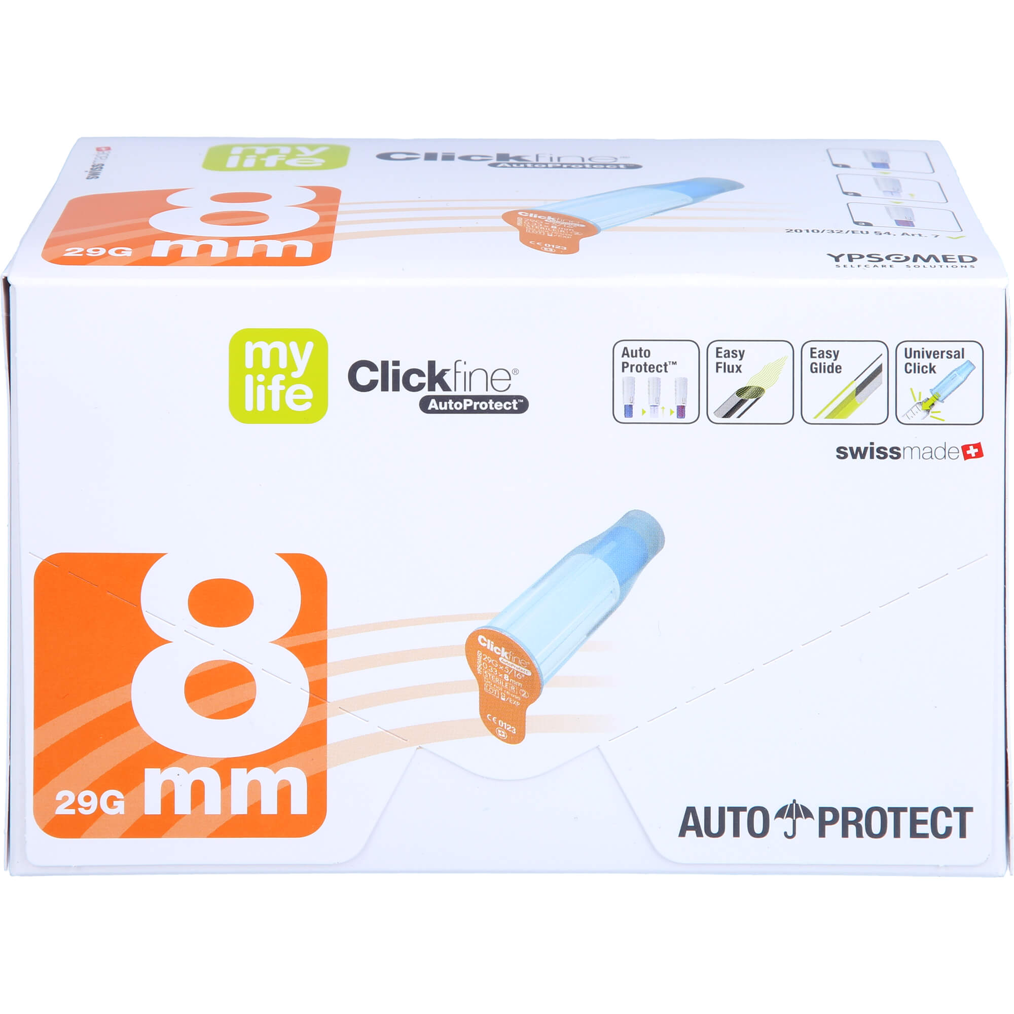CLICKFINE AutoProtect Pen-Nadeln 8 mm 29 G