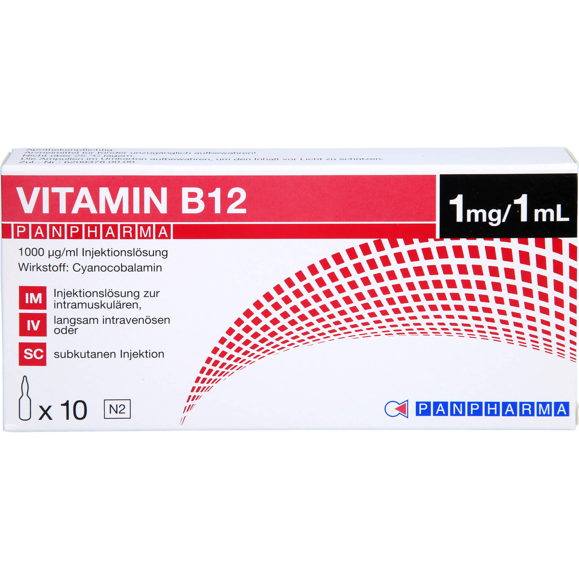 VITAMIN B12 PANPHARMA 1000 µg/ml Injektionslsg.
