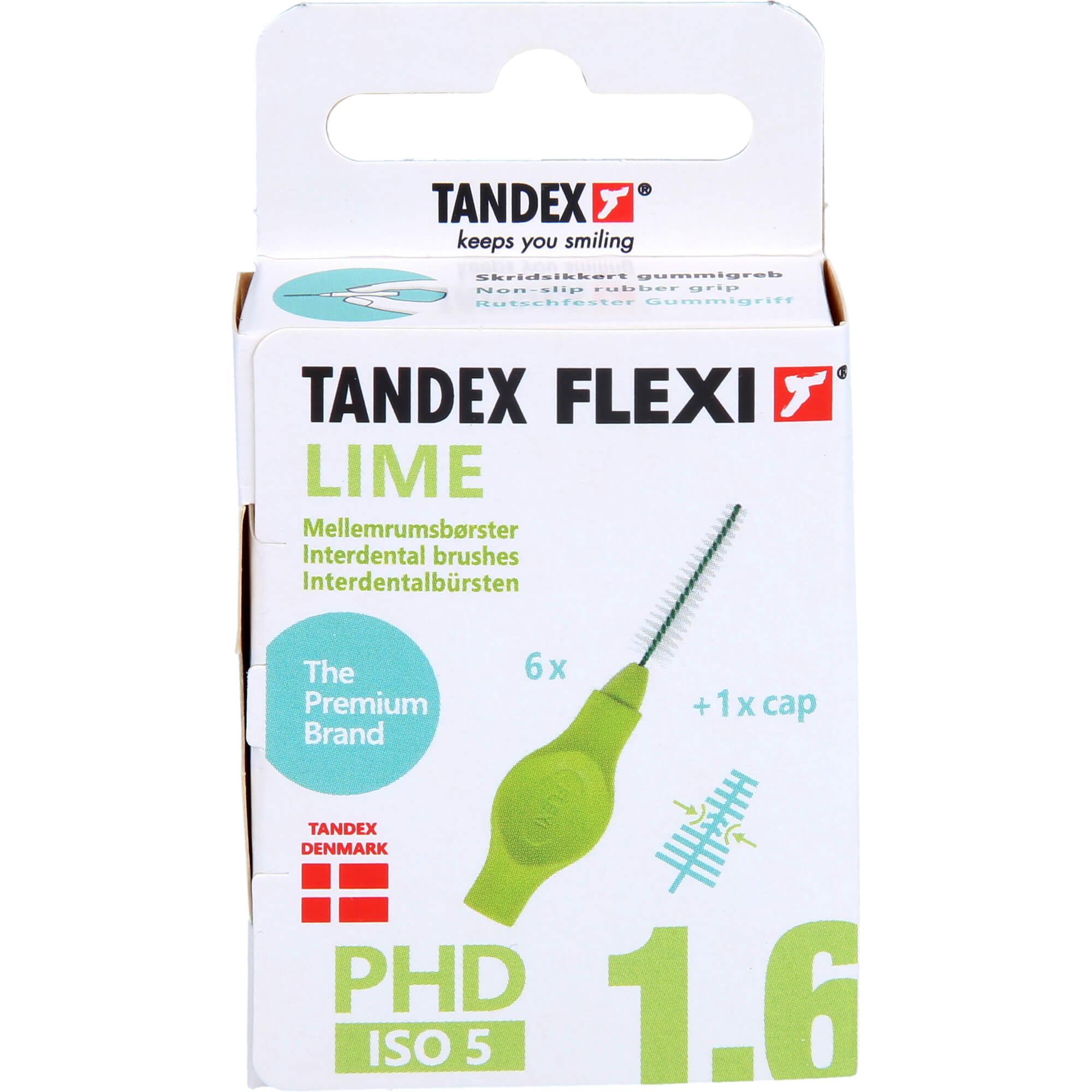 TANDEX FLEXI Interdentalb.PHD 1.6/ISO 5 lime