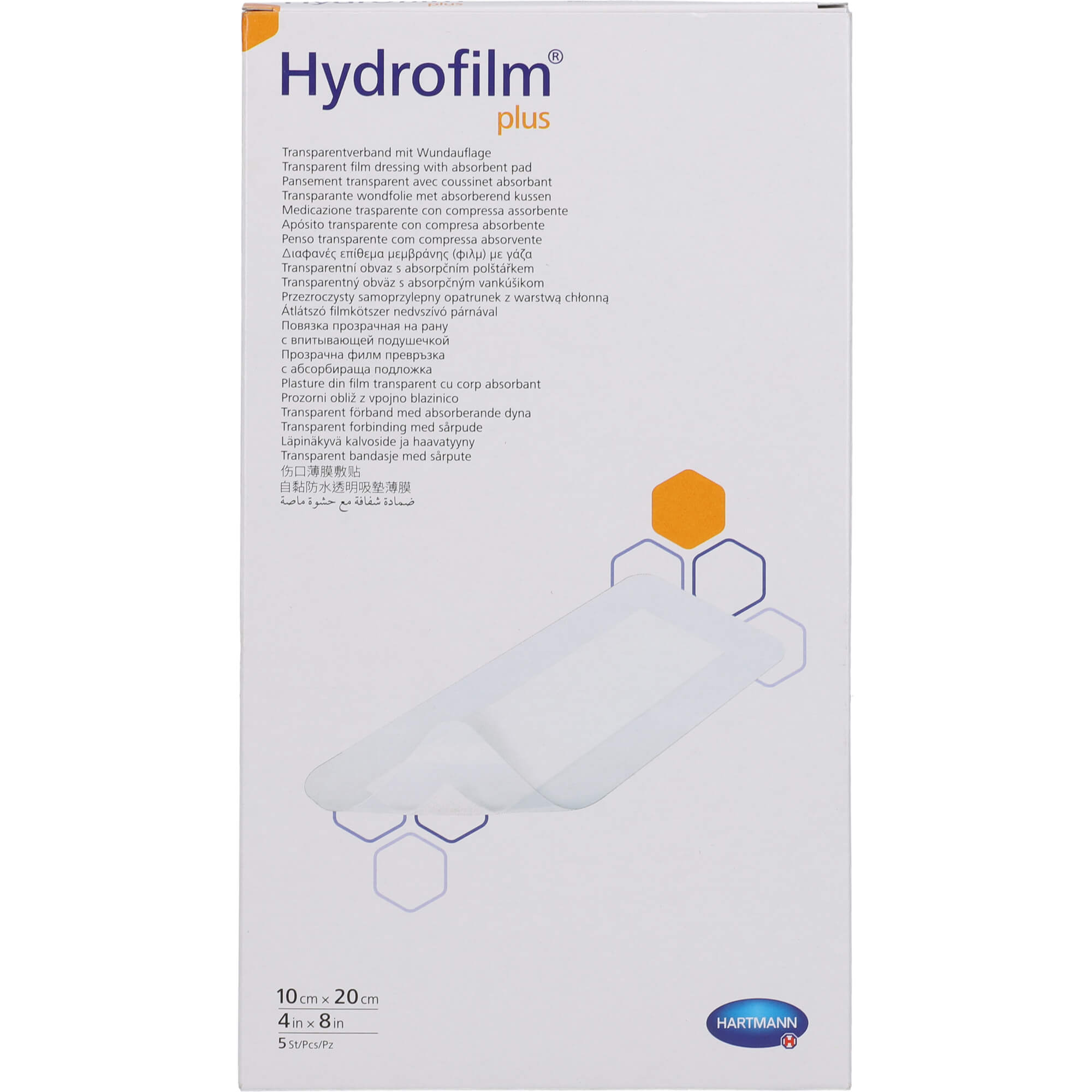 HYDROFILM Plus Transparentverband 10x20 cm