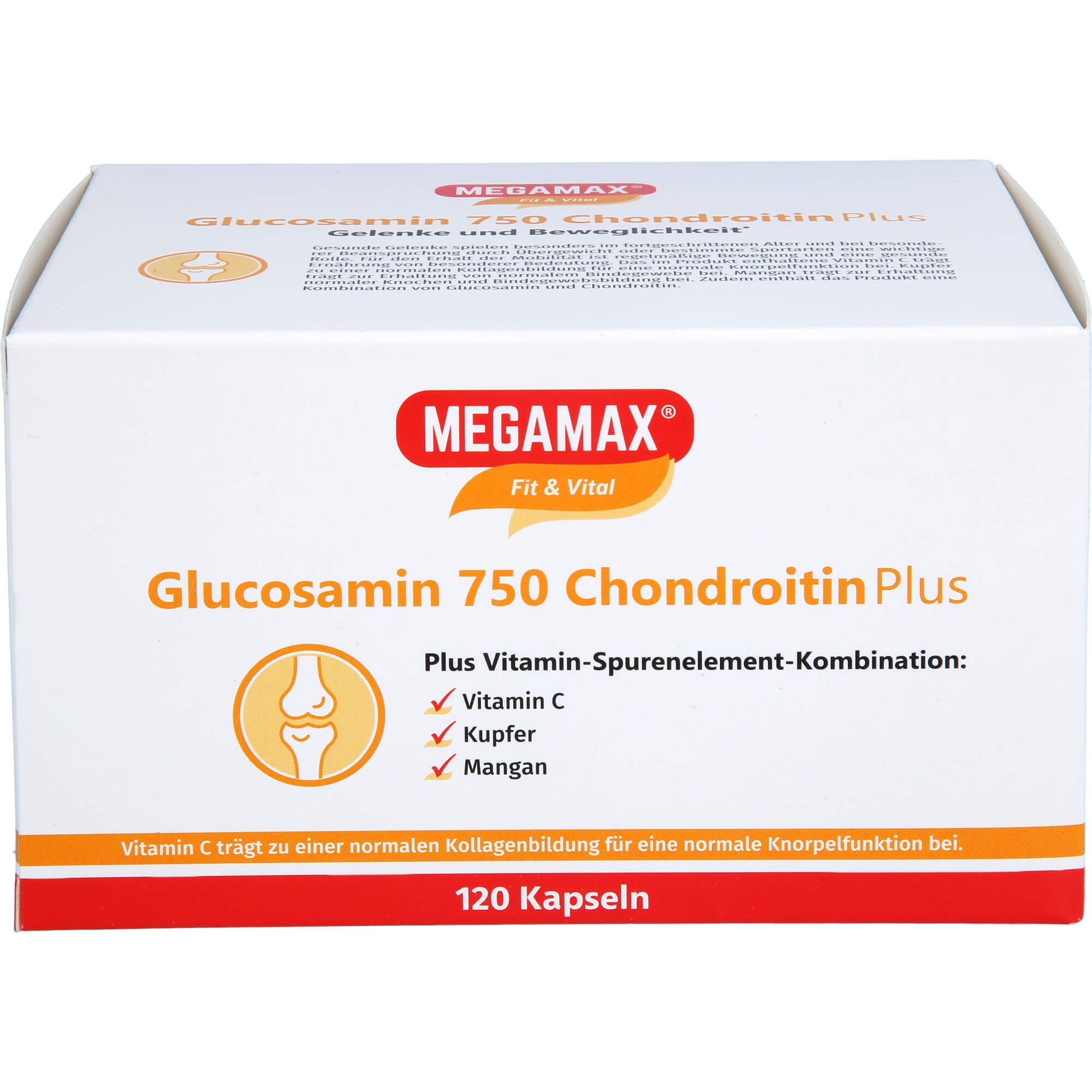 GLUCOSAMIN 750 Chondroitin Plus Megamax Kapseln