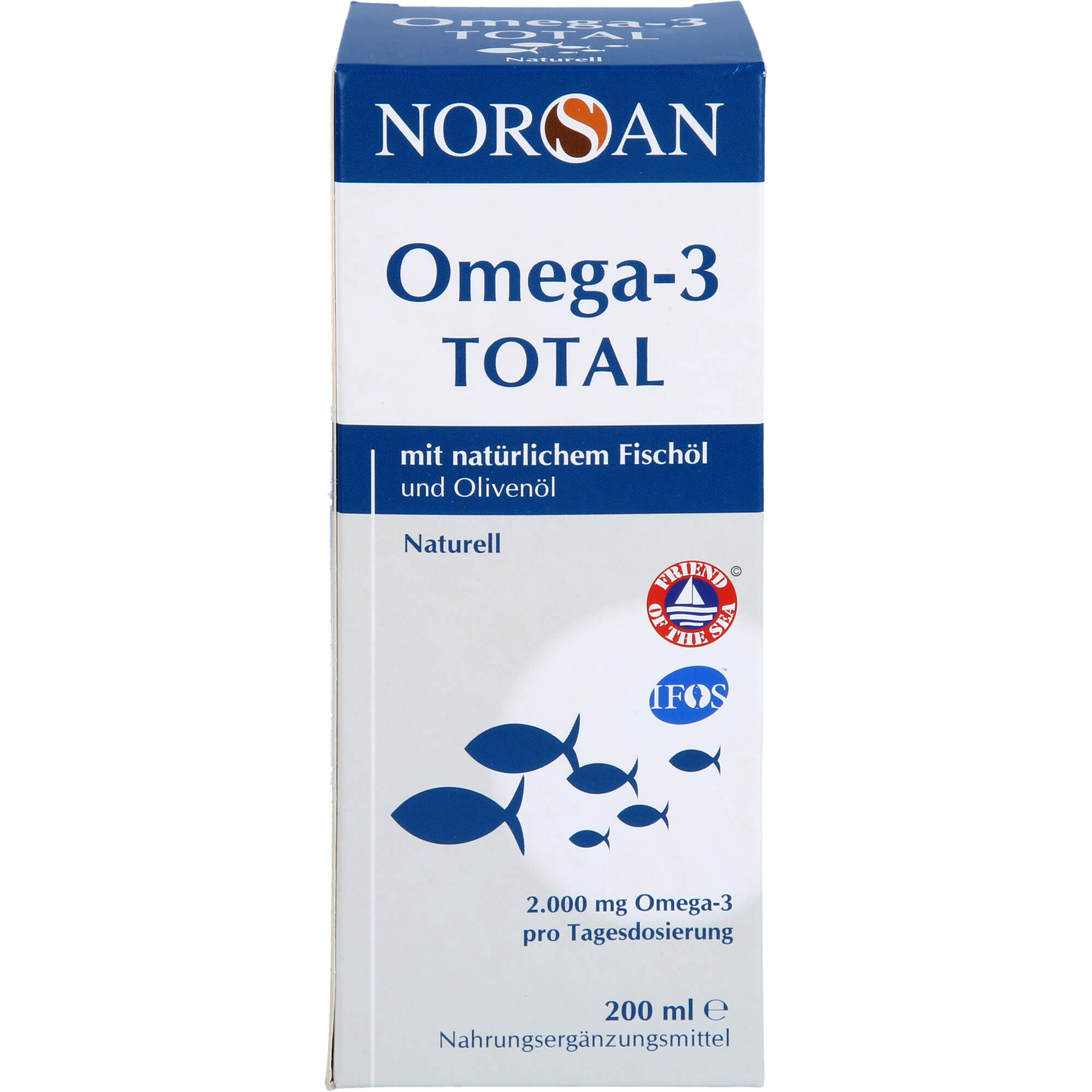 NORSAN Omega-3 Total Naturell flüssig