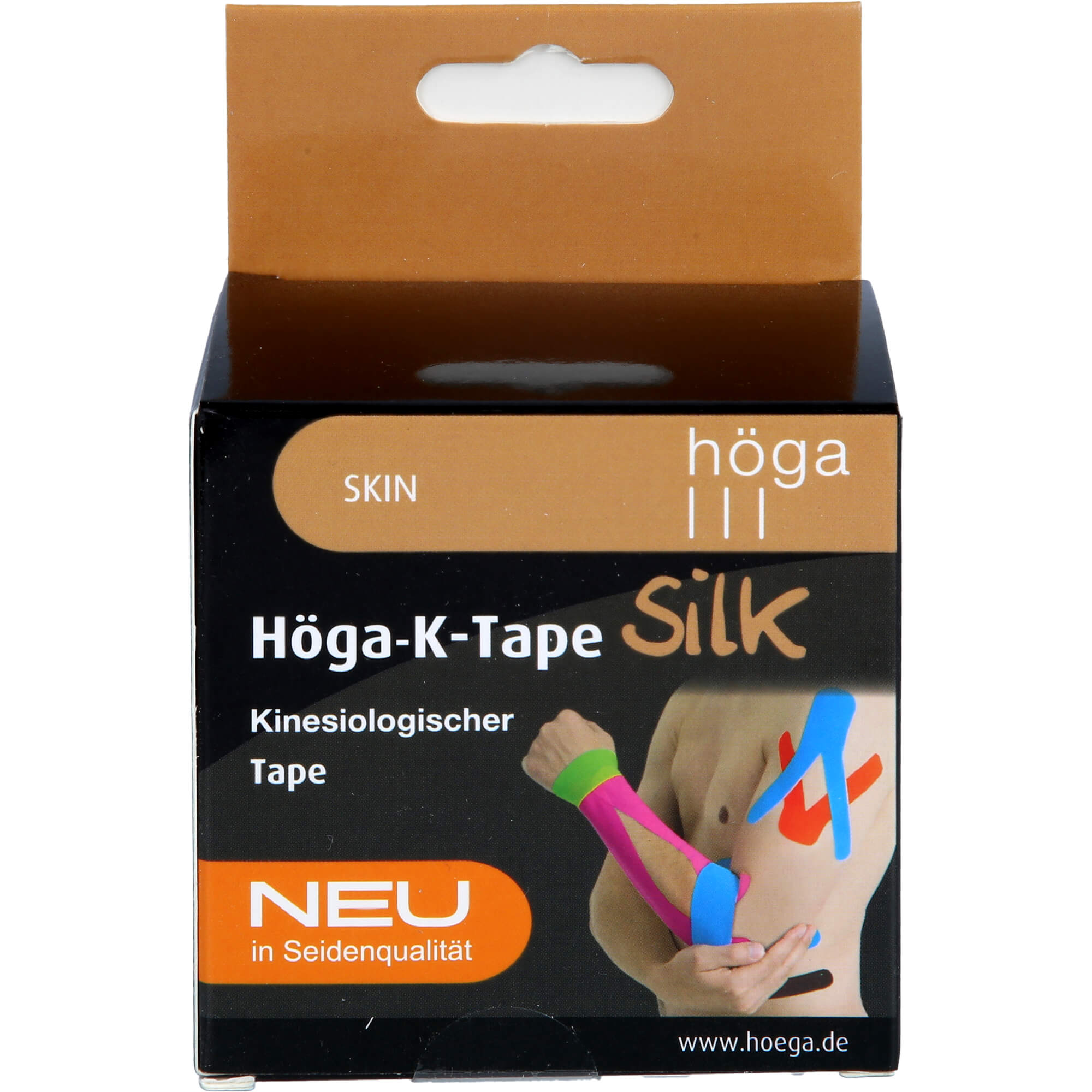 HÖGA-K-TAPE Silk 5 cmx5 m l.fr.skin kinesiol.Tape
