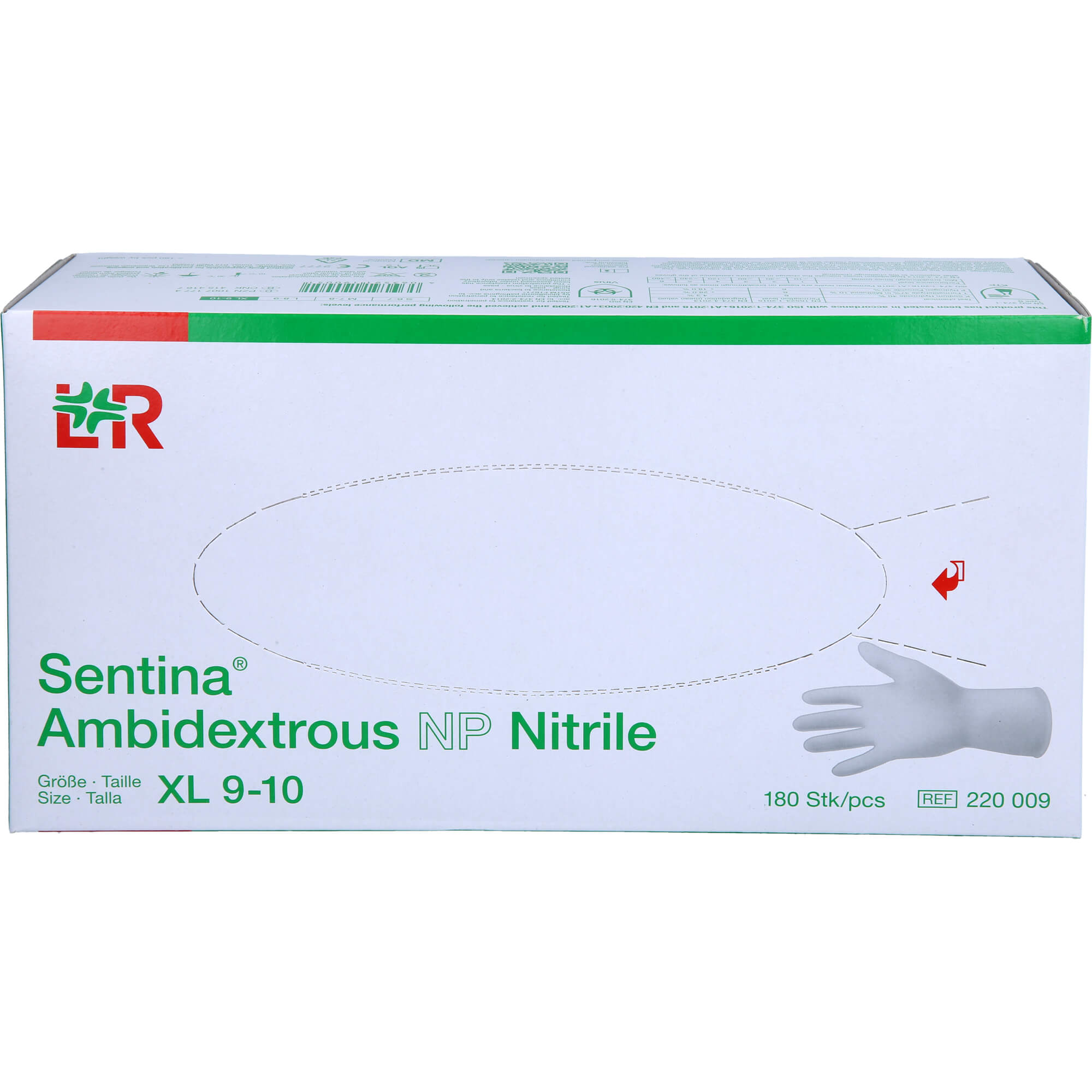 SENTINA Ambidextrous Nitrile U-Hands.unster.Gr.XL