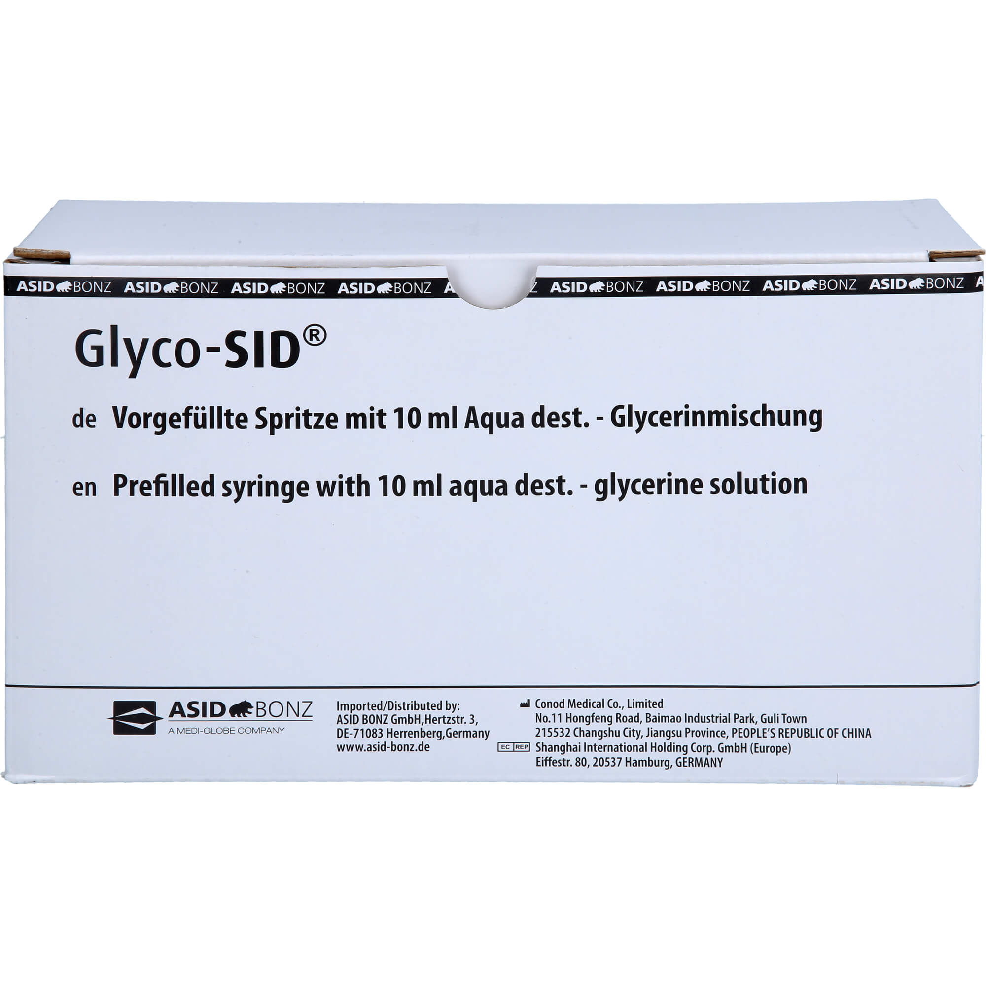 GLYCO-SID vorgef.Spritze m.10%iger Glycerinlsg.