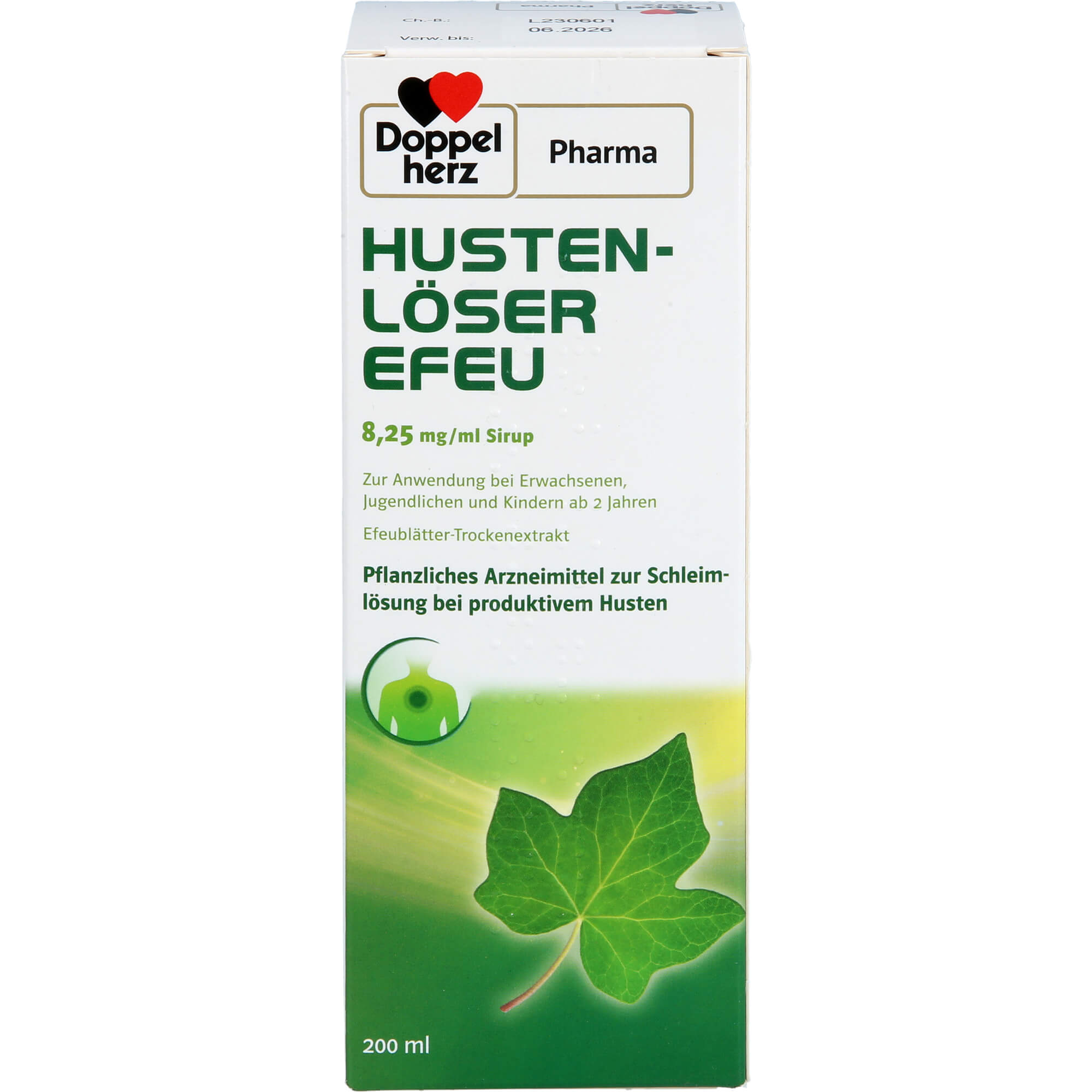 HUSTENLÖSER EFEU 8,25 mg/ml Sirup