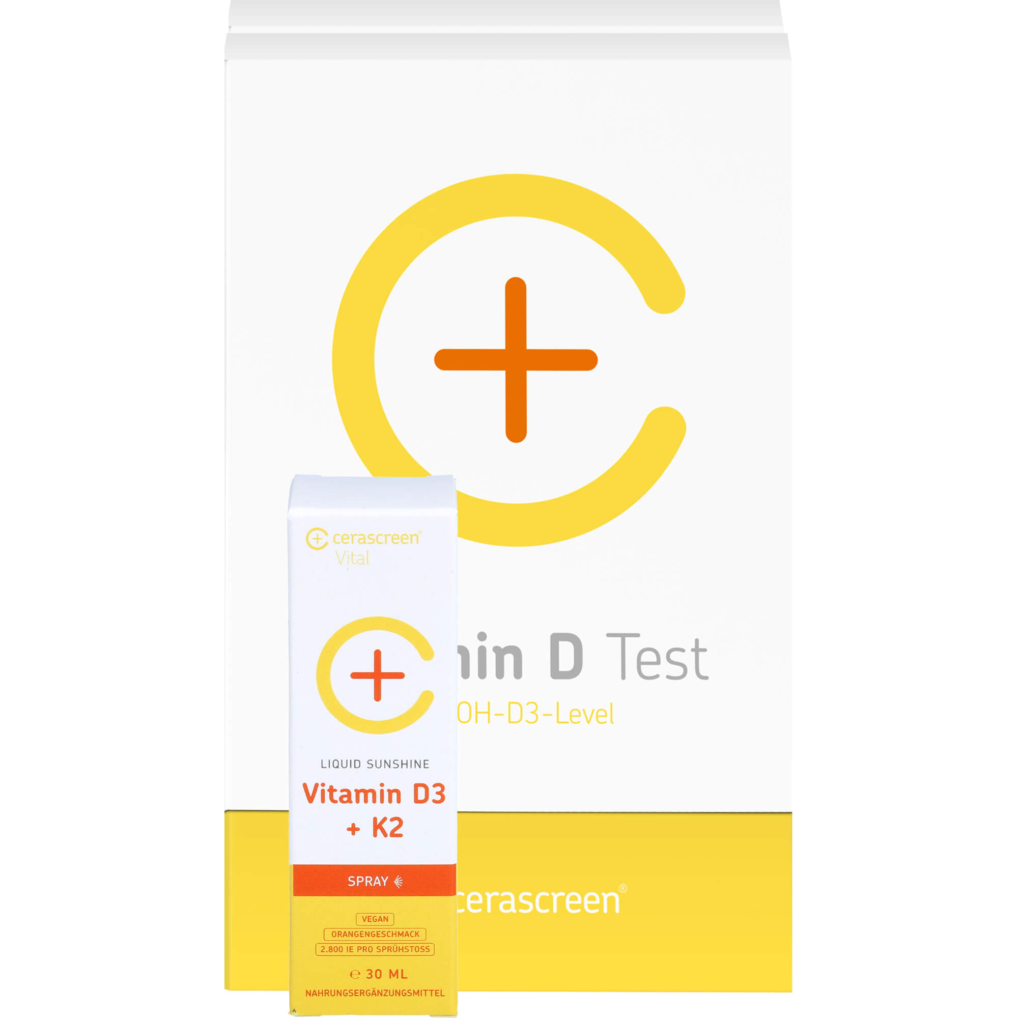 KONTROLLSET 2 Vitamin D Test+Vitamin D Spray