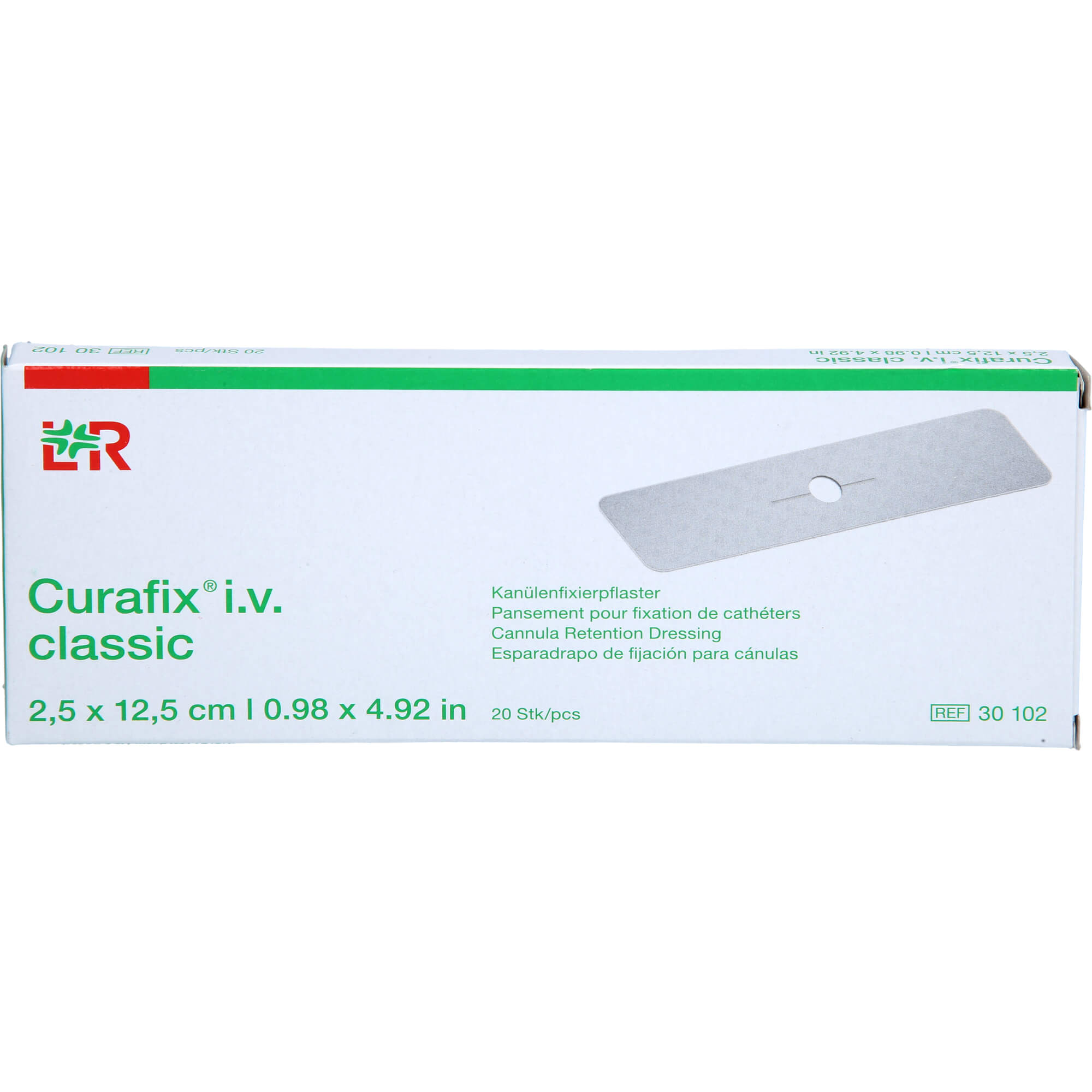 CURAFIX i.v. classic Pflaster 2,5x12,5 cm