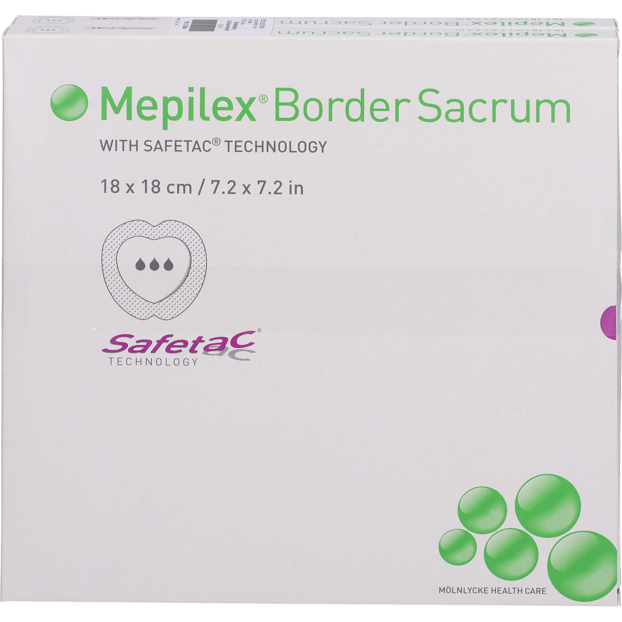 MEPILEX Border Sacrum Schaumverb.18x18 cm steril