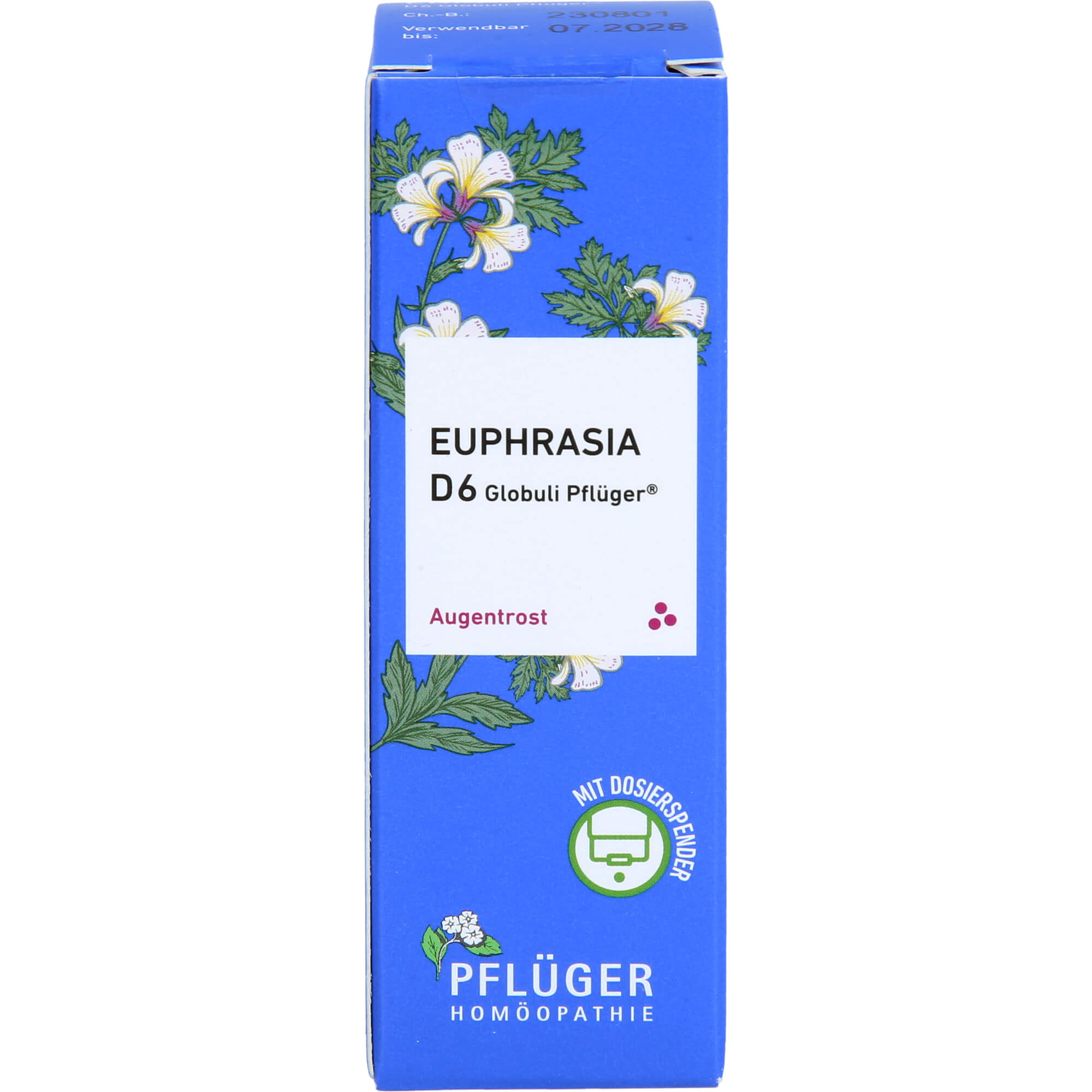 EUPHRASIA D 6 Globuli Pflüger Dosierspender
