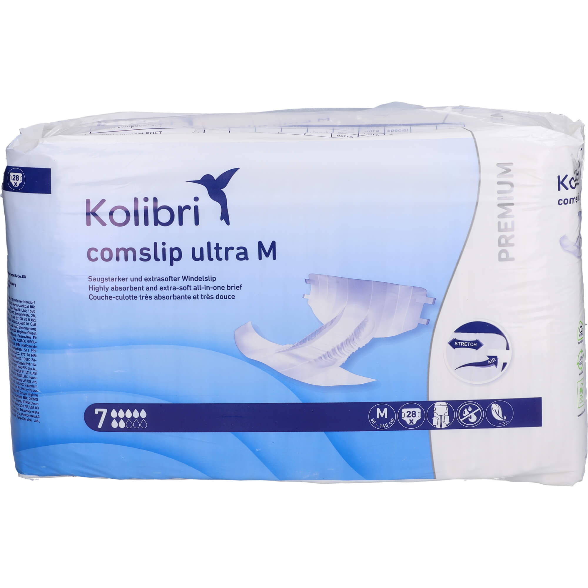 KOLIBRI comslip premium ultra M 80-145 cm