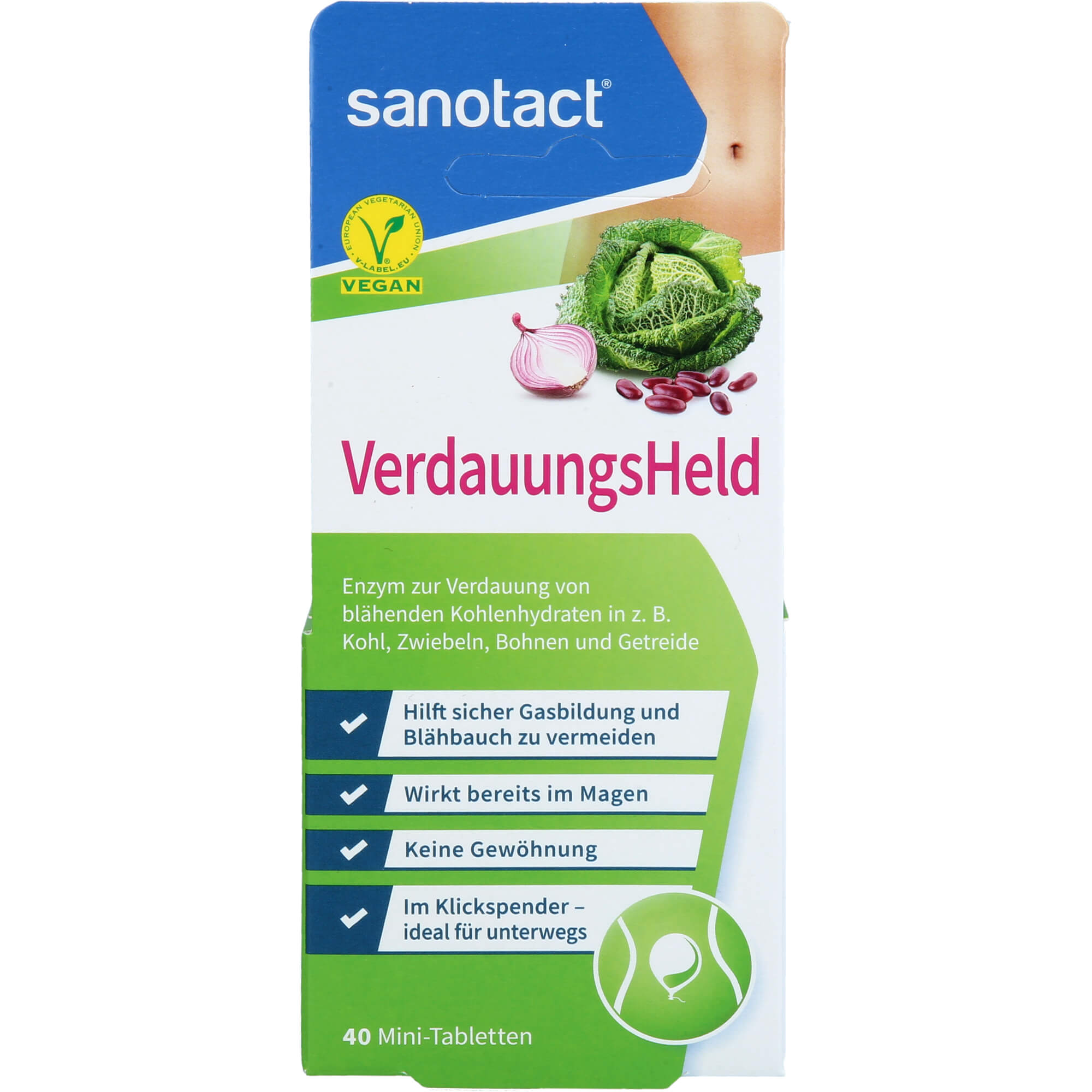 SANOTACT VerdauungsHeld Mini-Tabletten