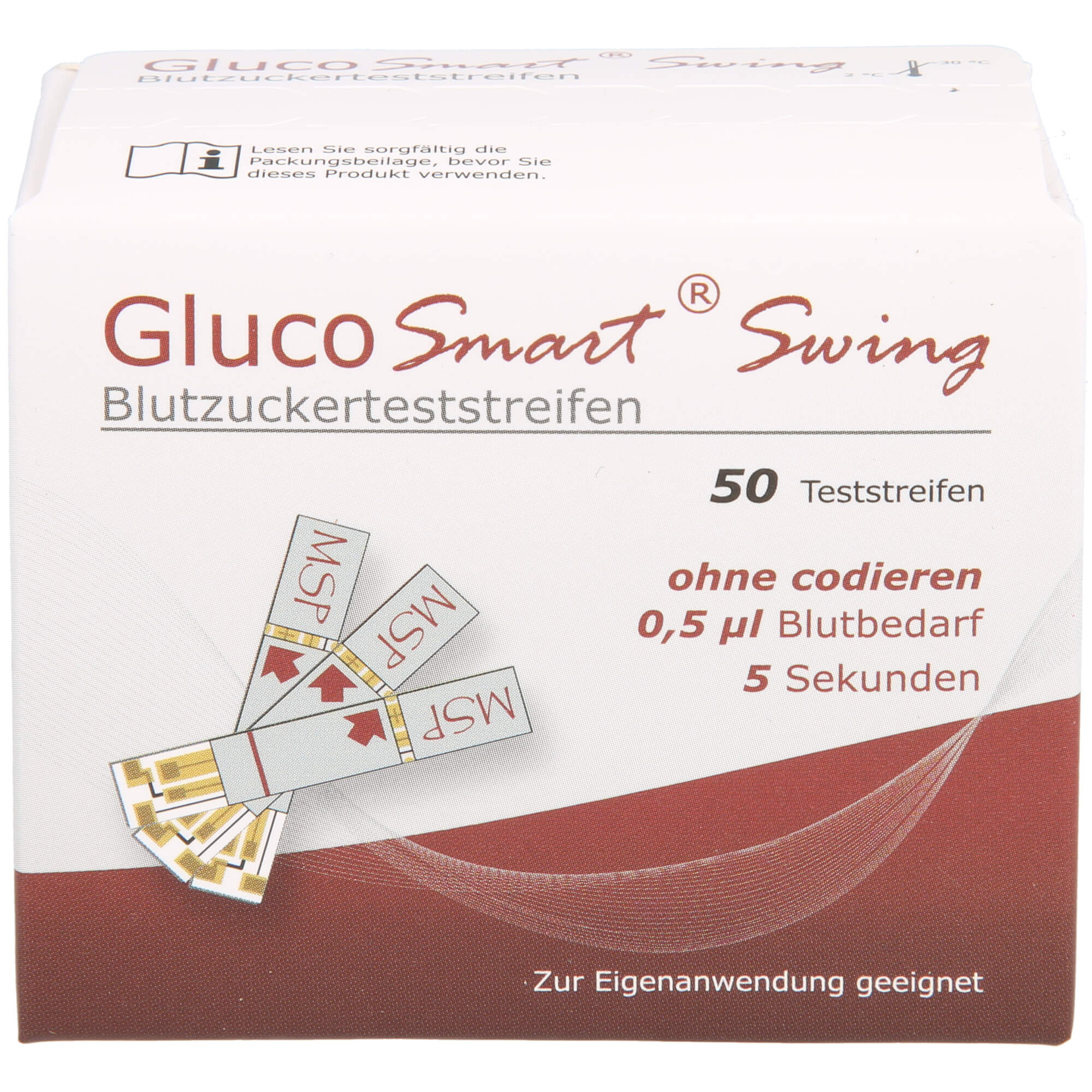 GLUCOSMART Swing Blutzucker Teststreifen