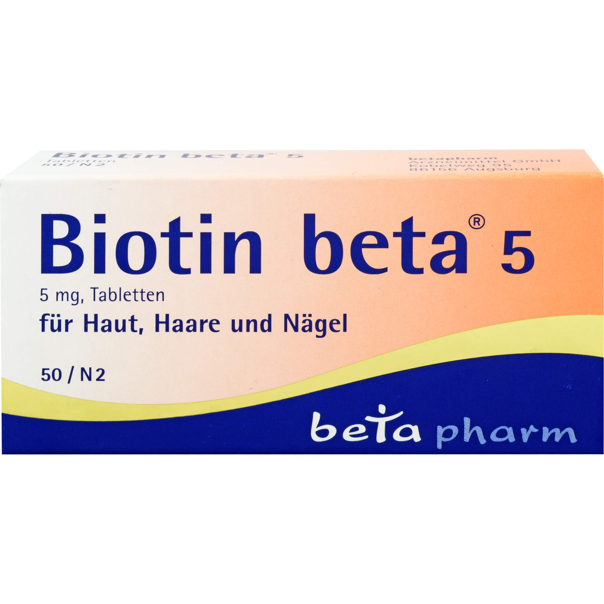 BIOTIN-BETA-5-Tabletten