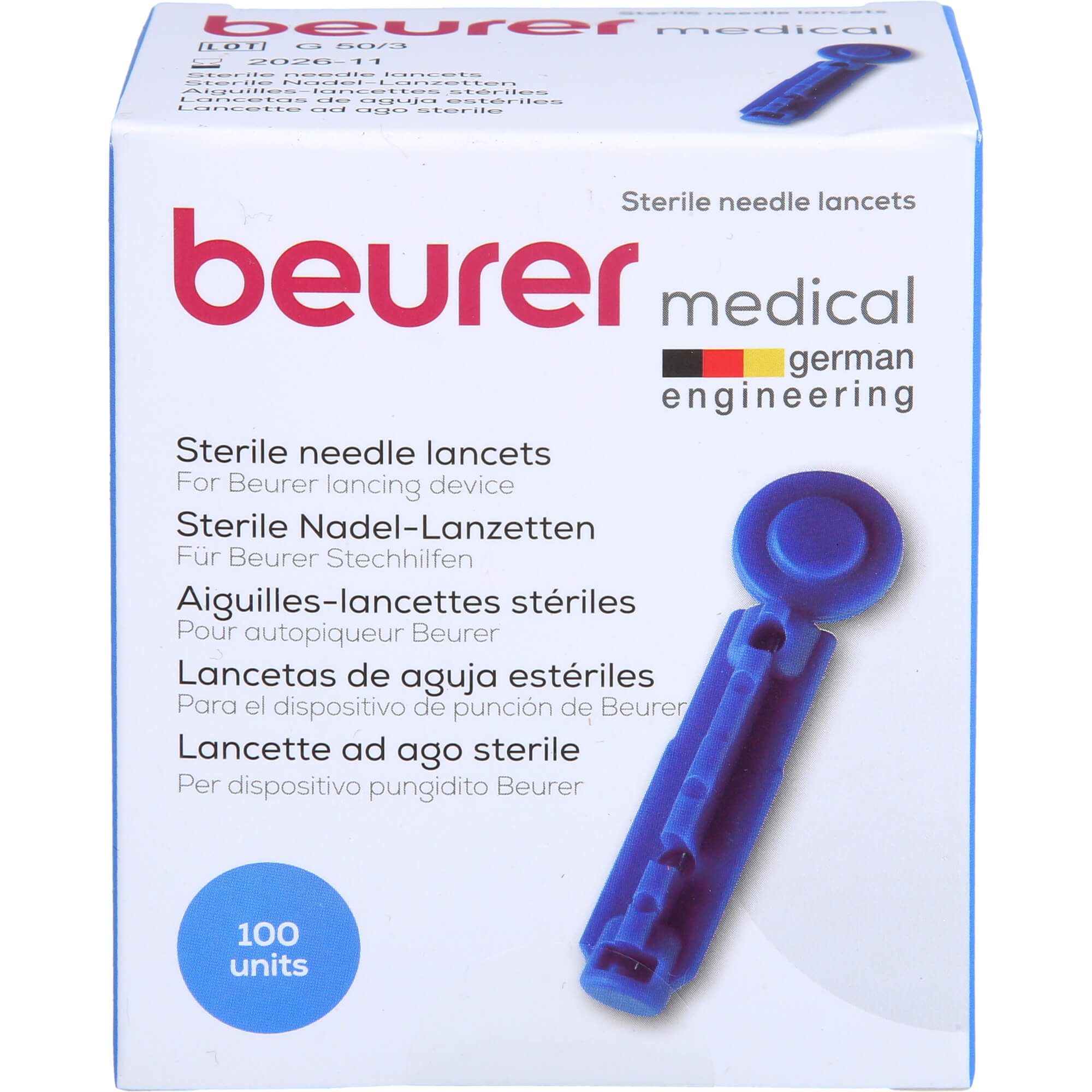 BEURER-Nadel-Lanzetten-steril