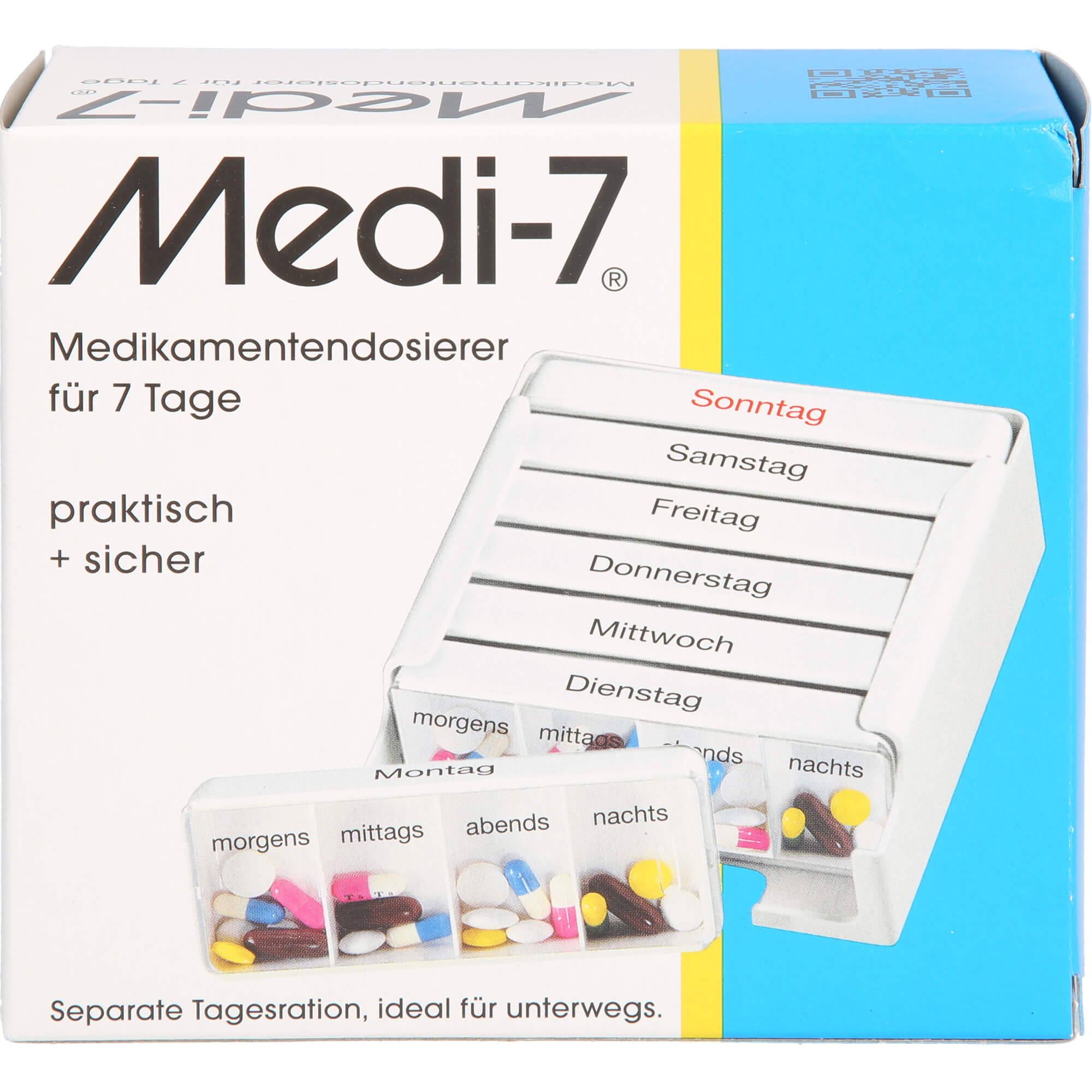 MEDI 7 Medikamentendosierer für 7 Tage - weiß