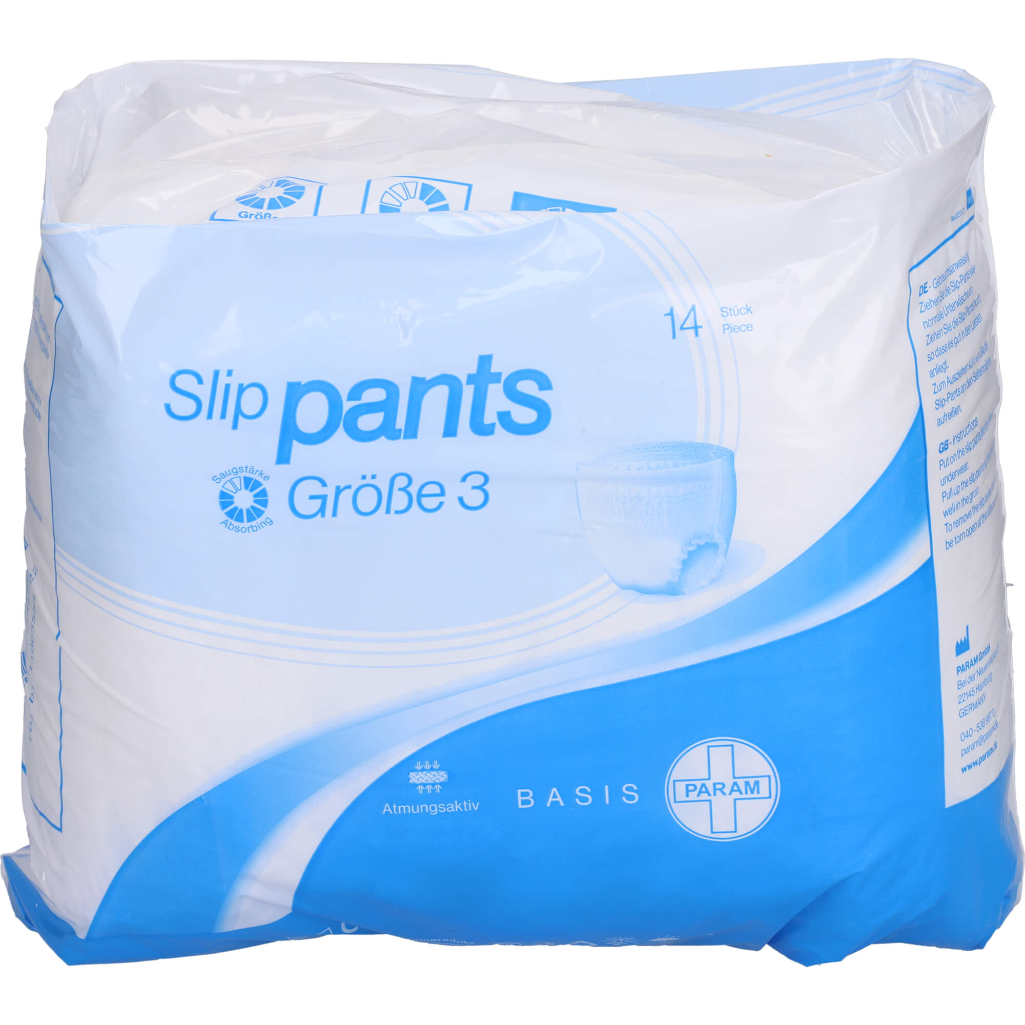 PARAM Slip Pants Basis Gr.3