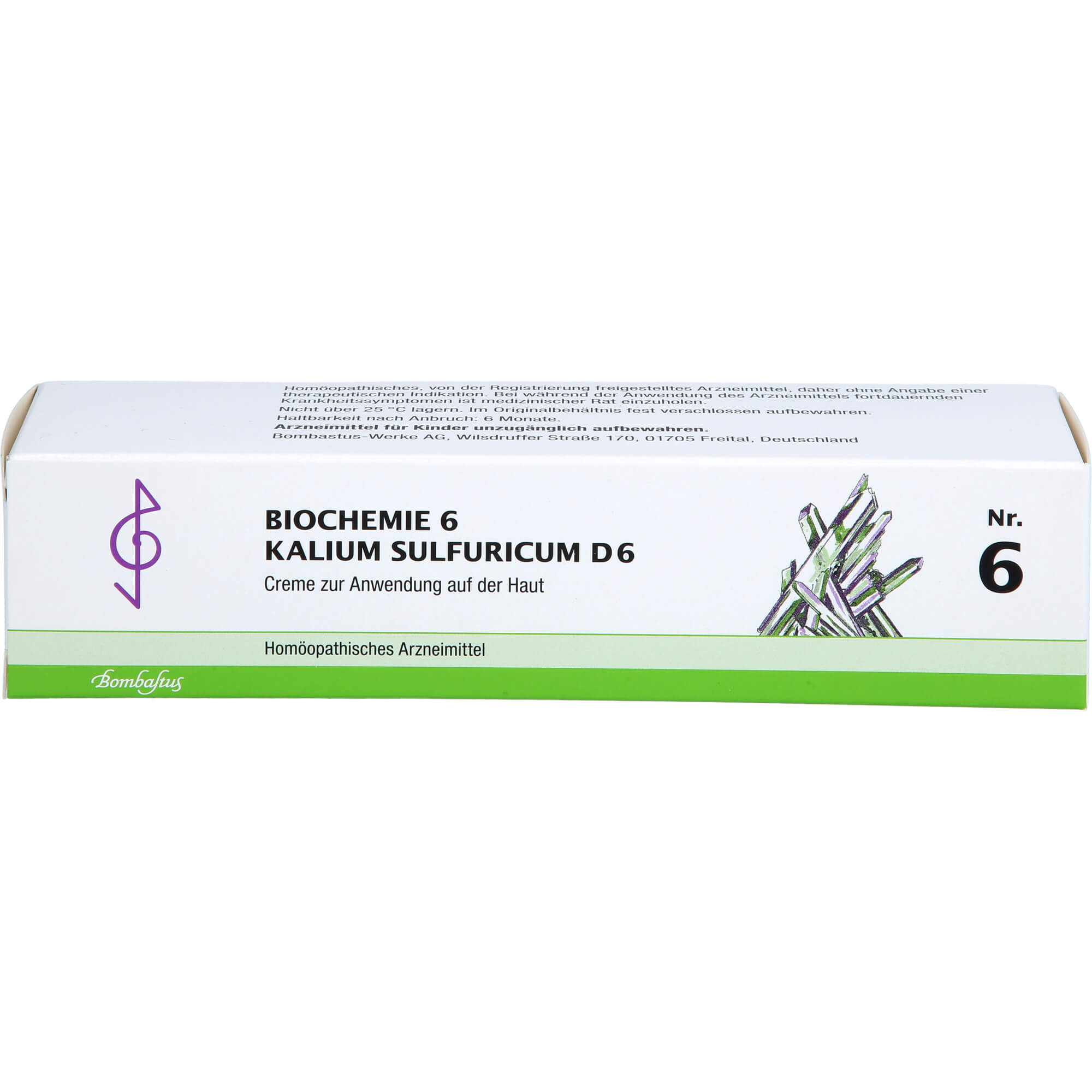 BIOCHEMIE 6 Kalium sulfuricum D 6 Creme
