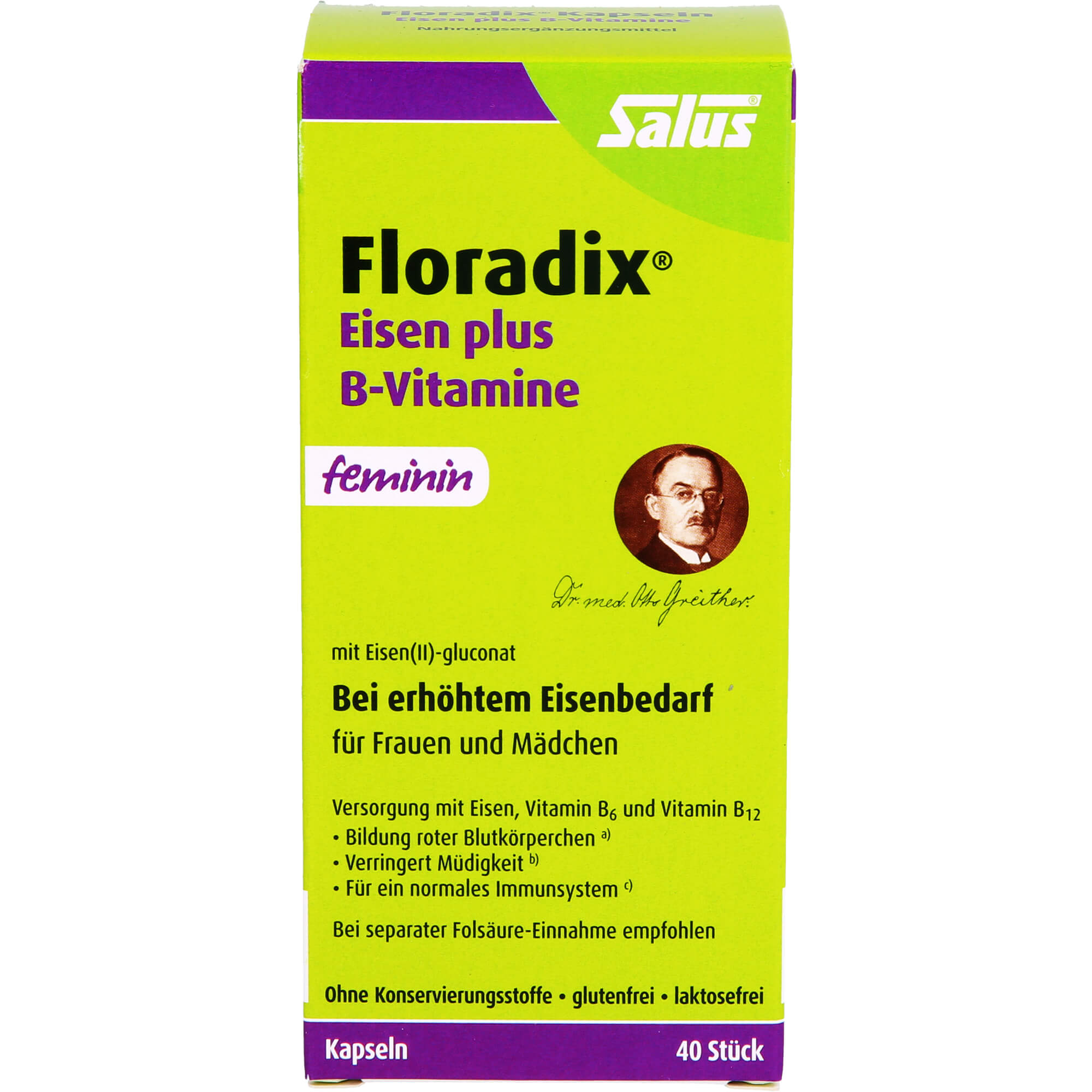 FLORADIX Eisen plus B-Vitamine Kapseln