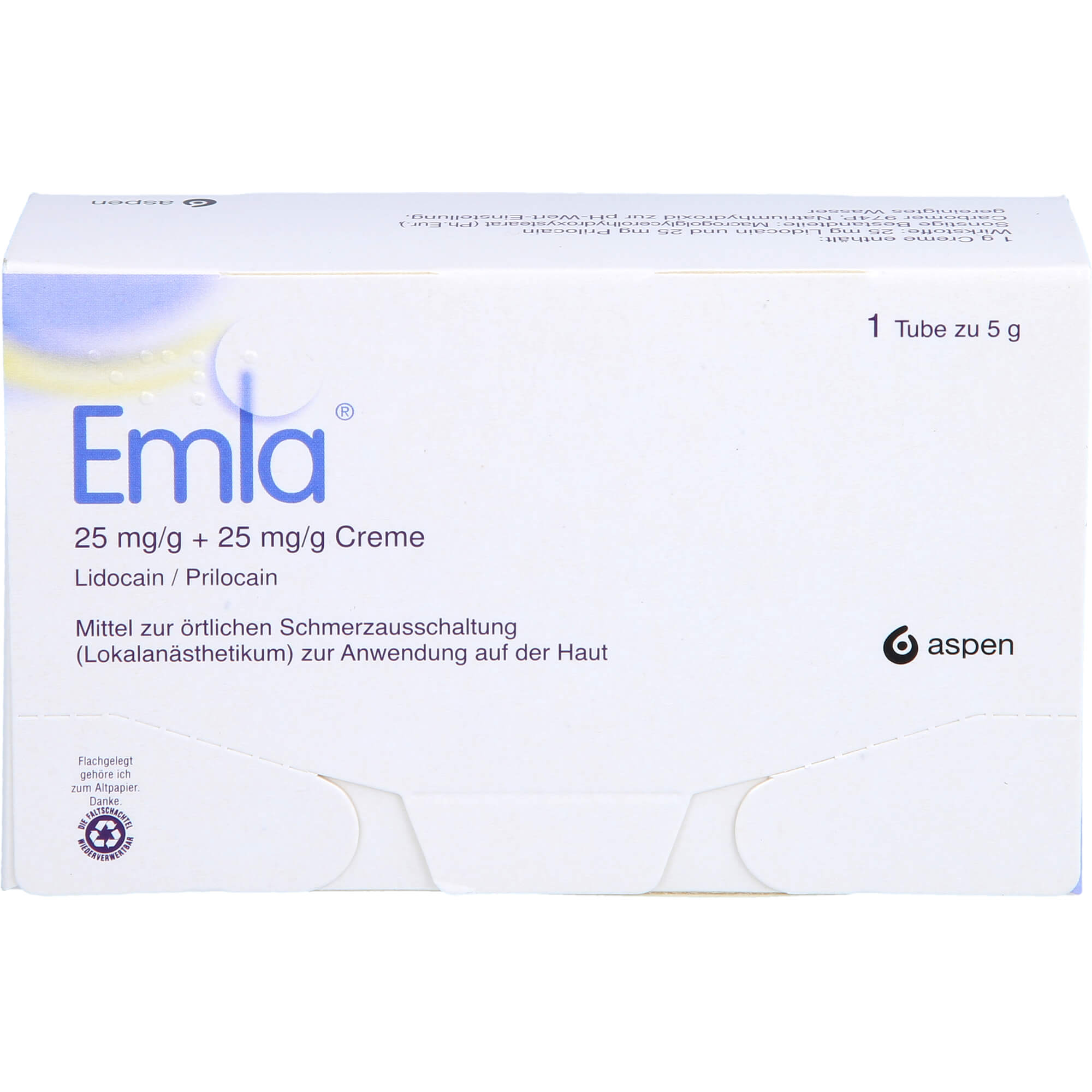 EMLA 25 mg/g + 25 mg/g Creme + 2 Tegaderm Pfl.