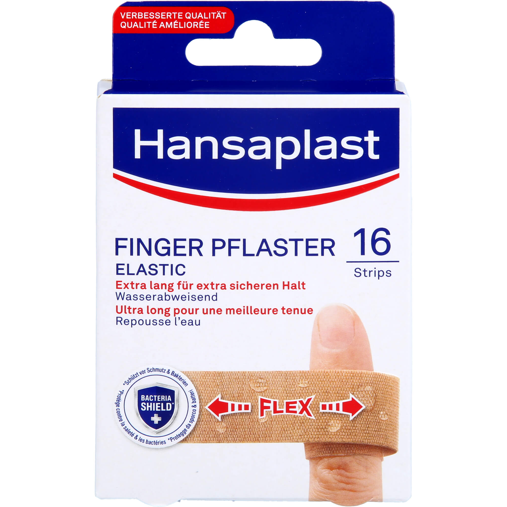 HANSAPLAST Elastic Finger Pflasterstrips - 16 St - 4,2 EUR