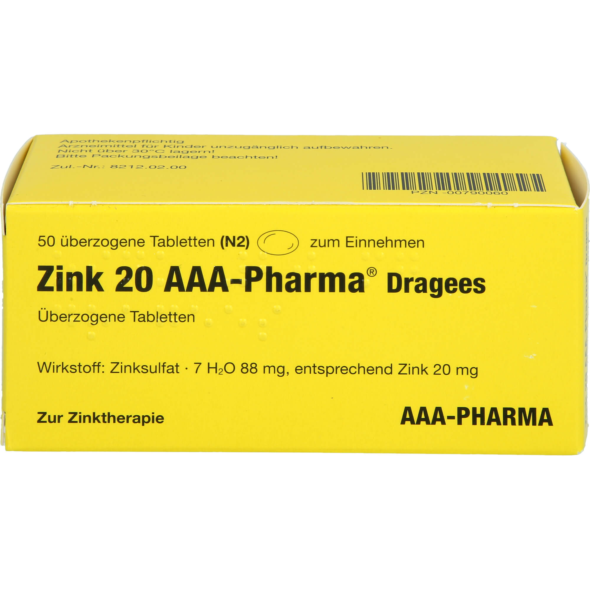 ZINK 20 AAA-Pharma Dragees