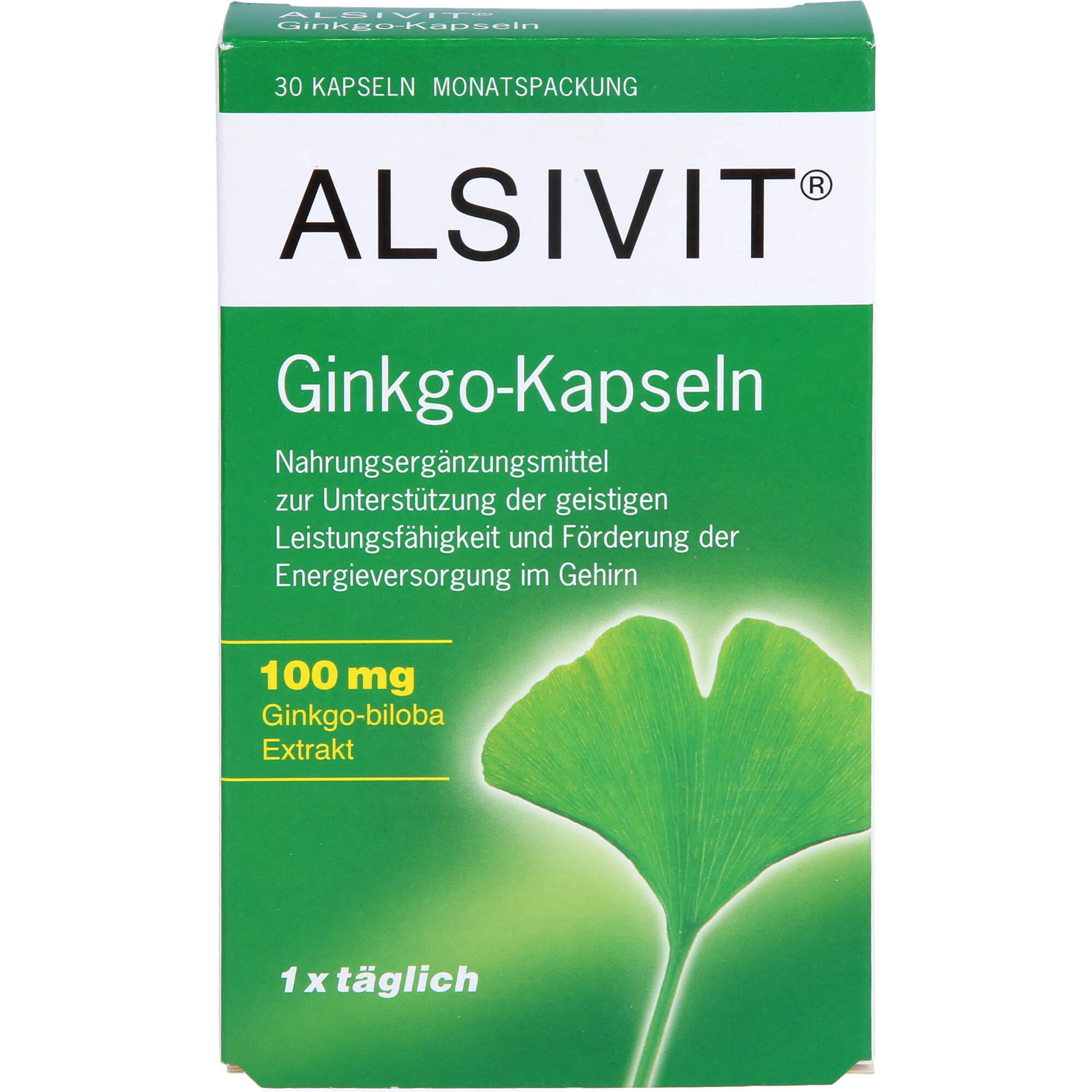 GINKGO 100 mg Alsivit Kapseln
