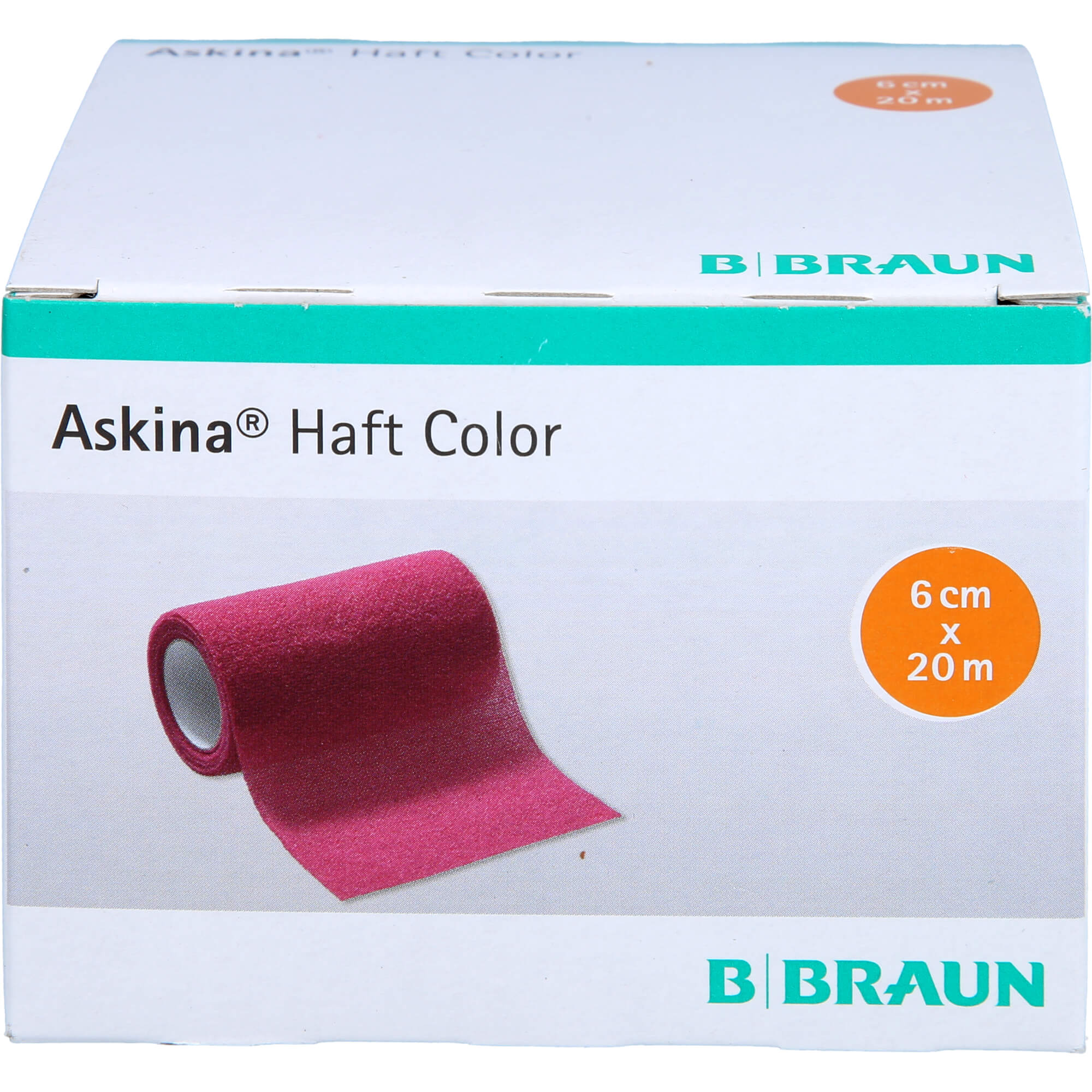 ASKINA Haftbinde Color 6 cmx20 m pink