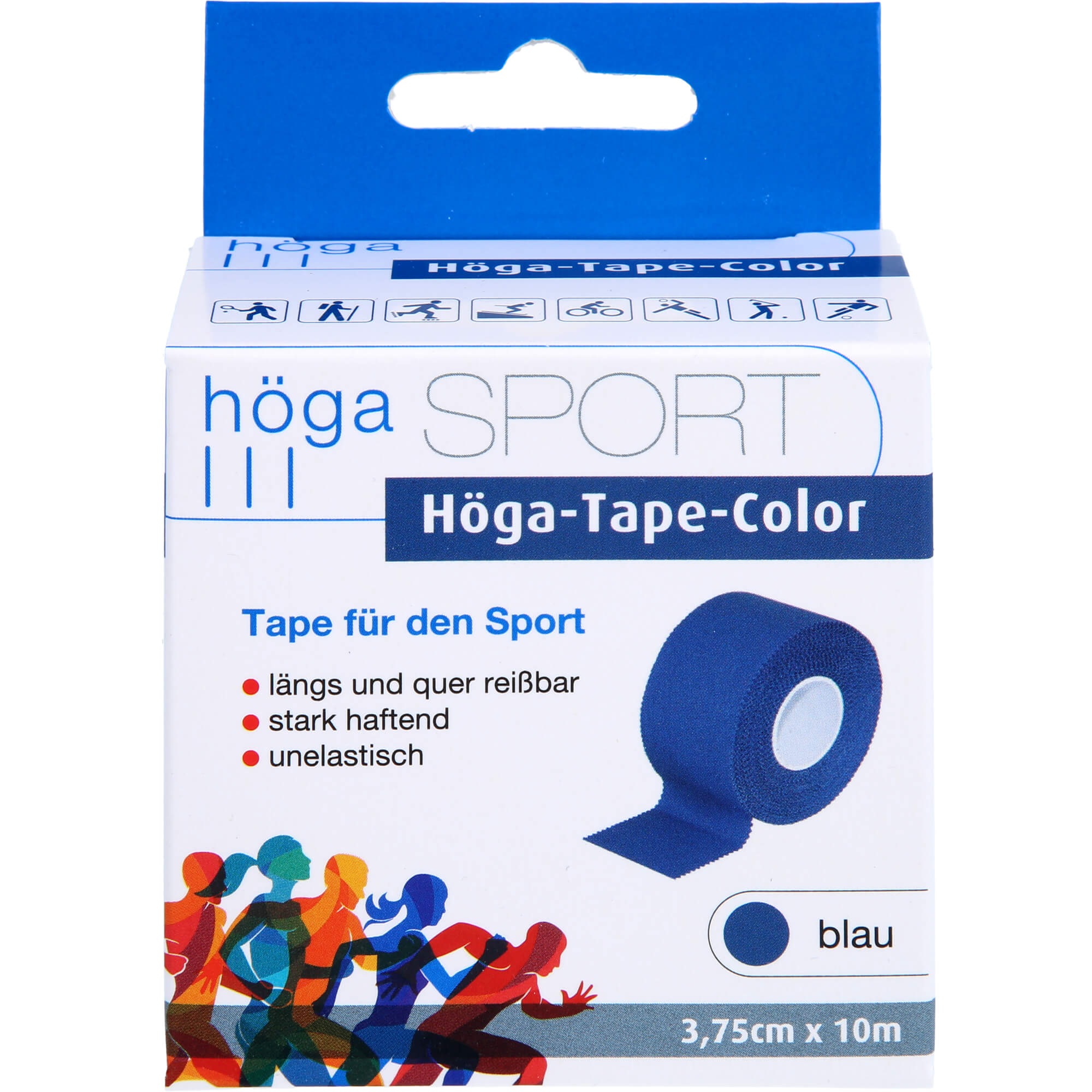 HÖGA-TAPE Color 3,75 cmx10 m blau