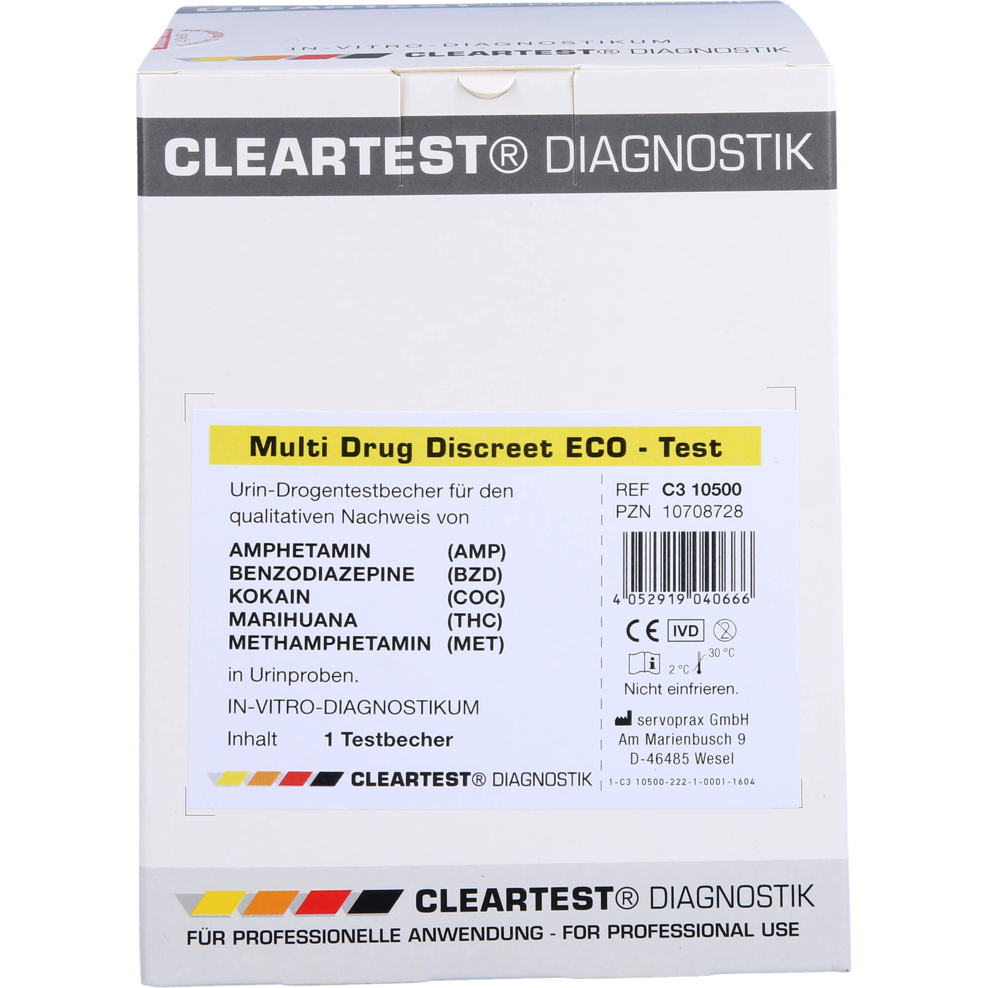 CLEARTEST Multi Drug Discreet Eco-Test 5fach