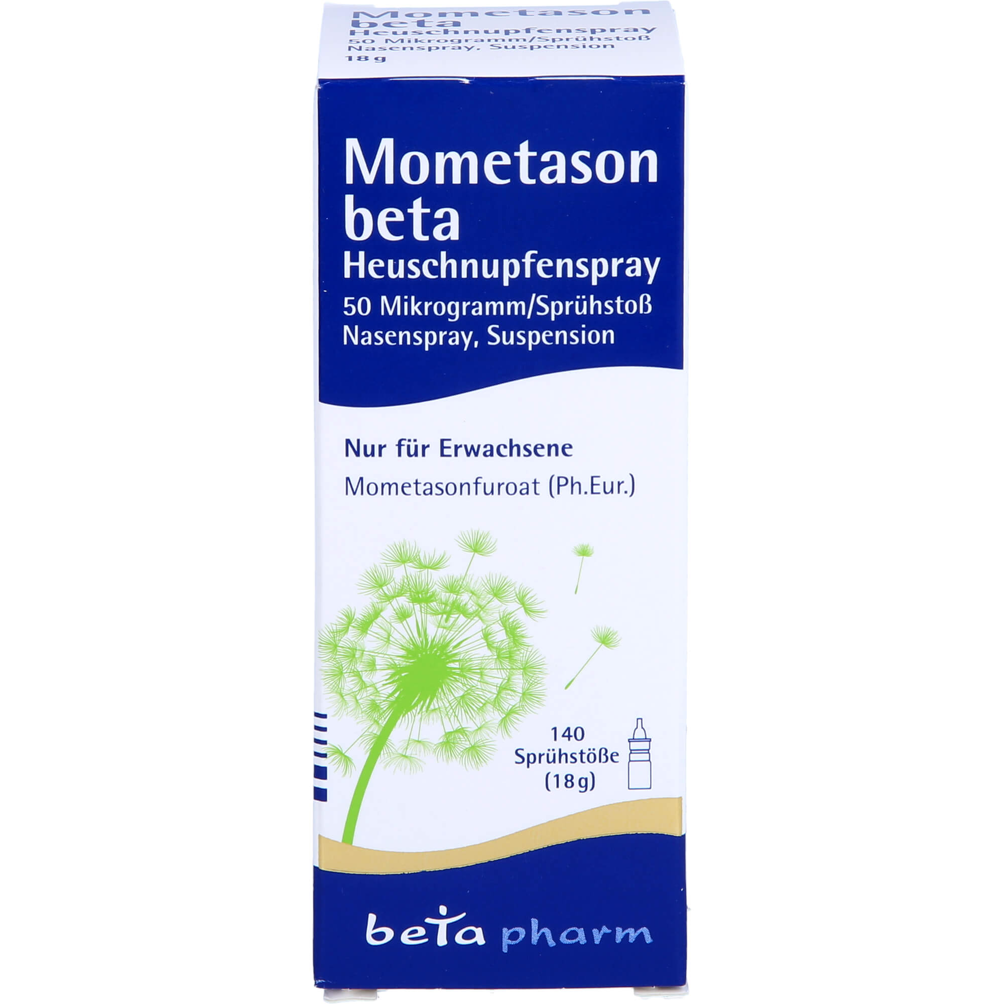 MOMETASON beta Heuschnupfenspray 50µg/Sp.140 Sp.St